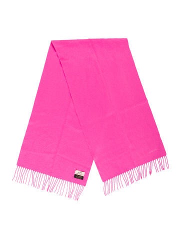Hermès Fringe Cashmere Scarf