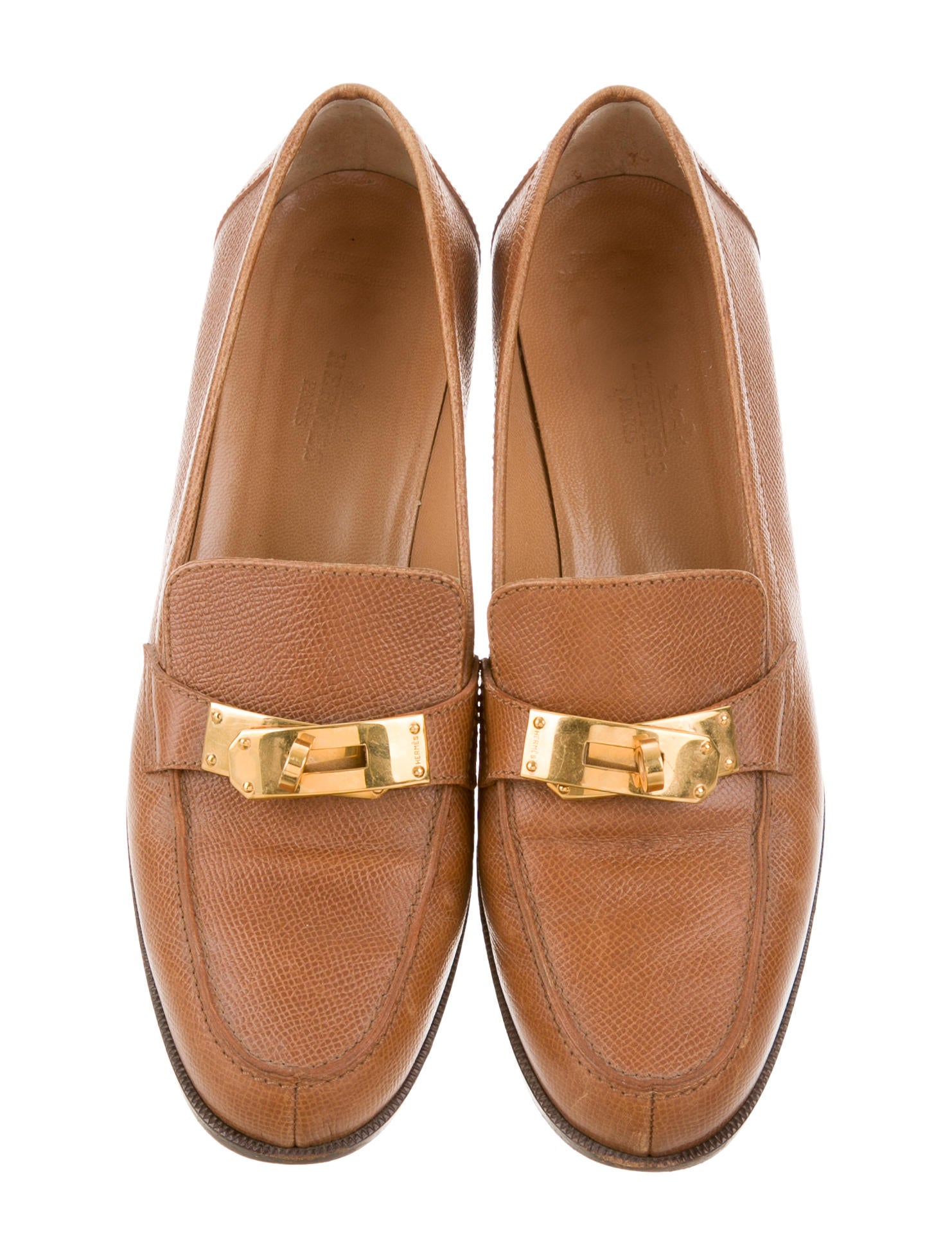 Hermès Kelly Leather Loafers Shoes HER94274 The RealReal