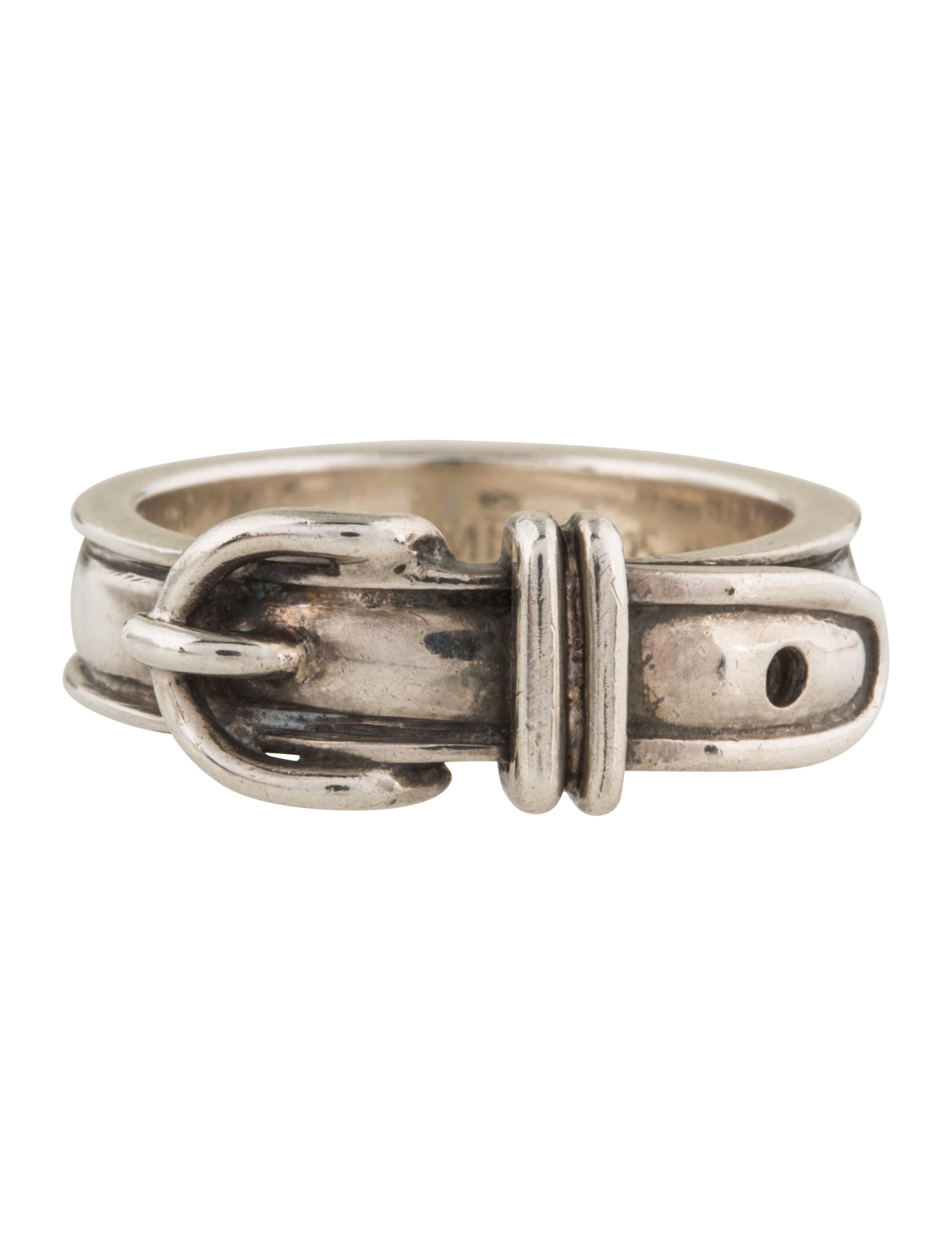 Hermès Sterling Buckle Ring Rings HER96730 The RealReal