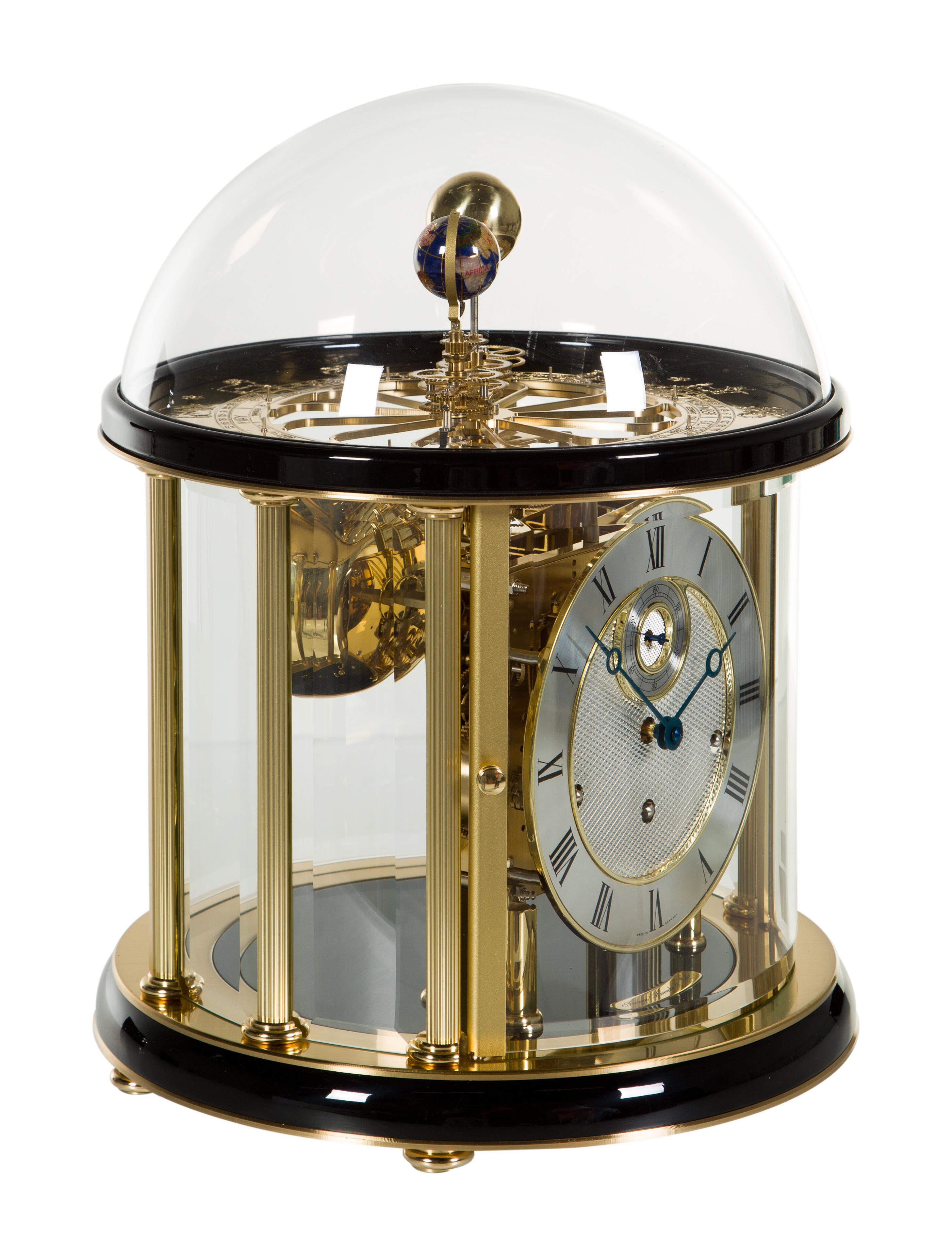 Hermle Tellurium I Clock Gold Decorative Accents, Decor & Accessories