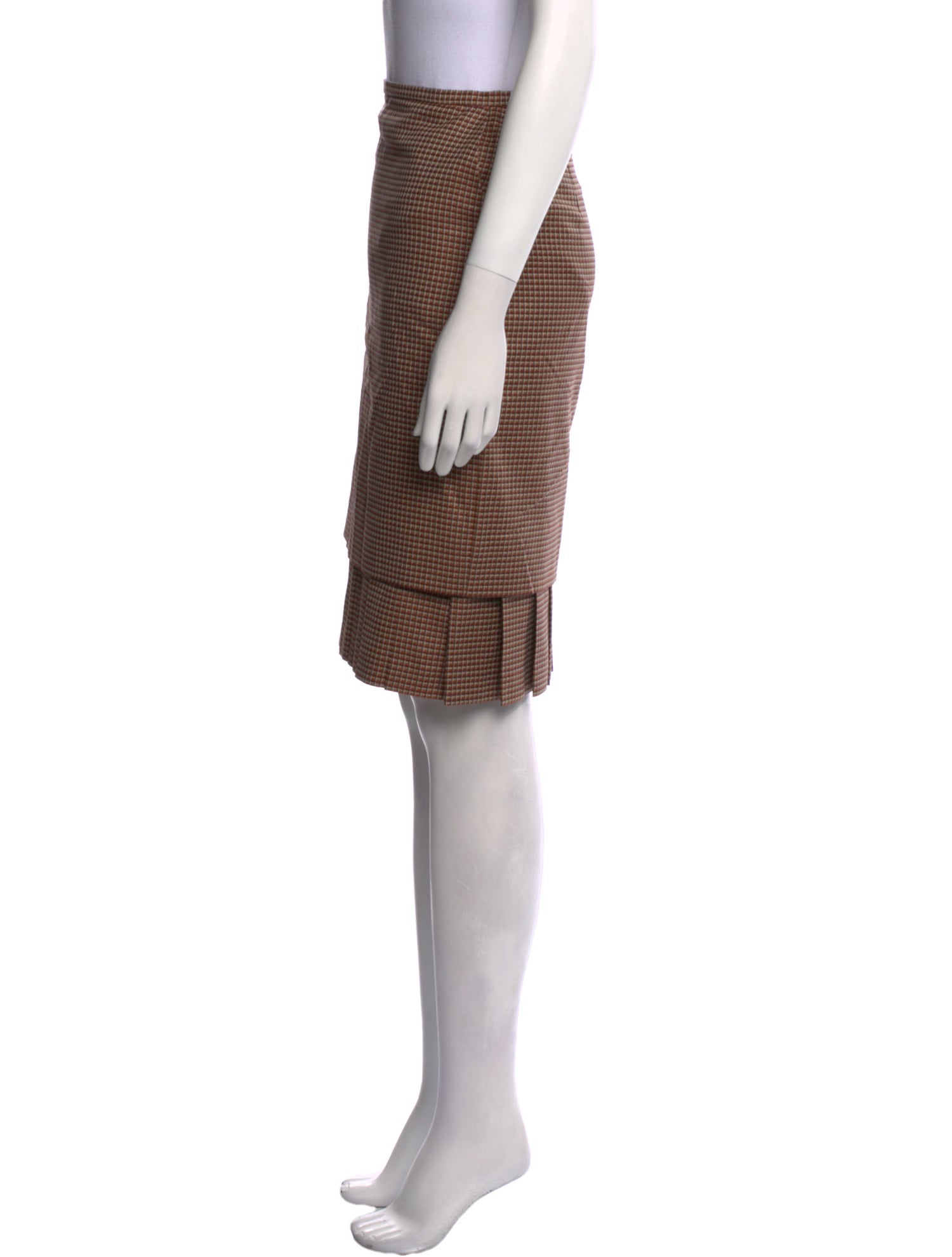 Hermès Sport Virgin Wool Knee-Length Skirt