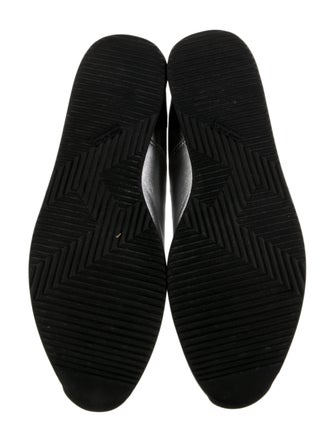 Hermès Leather Colorblock Pattern Sneakers