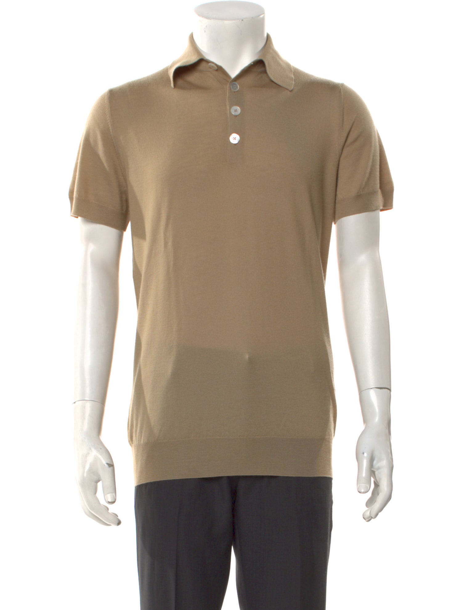 Hermès Sport Cashmere Collar Polo Sweater