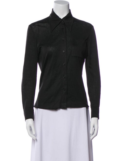 Hermès Sport Long Sleeve Button-Up Top