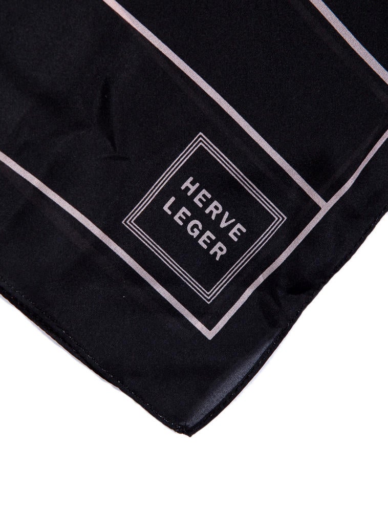 Herve Leger Silk Scarf w/ Tags