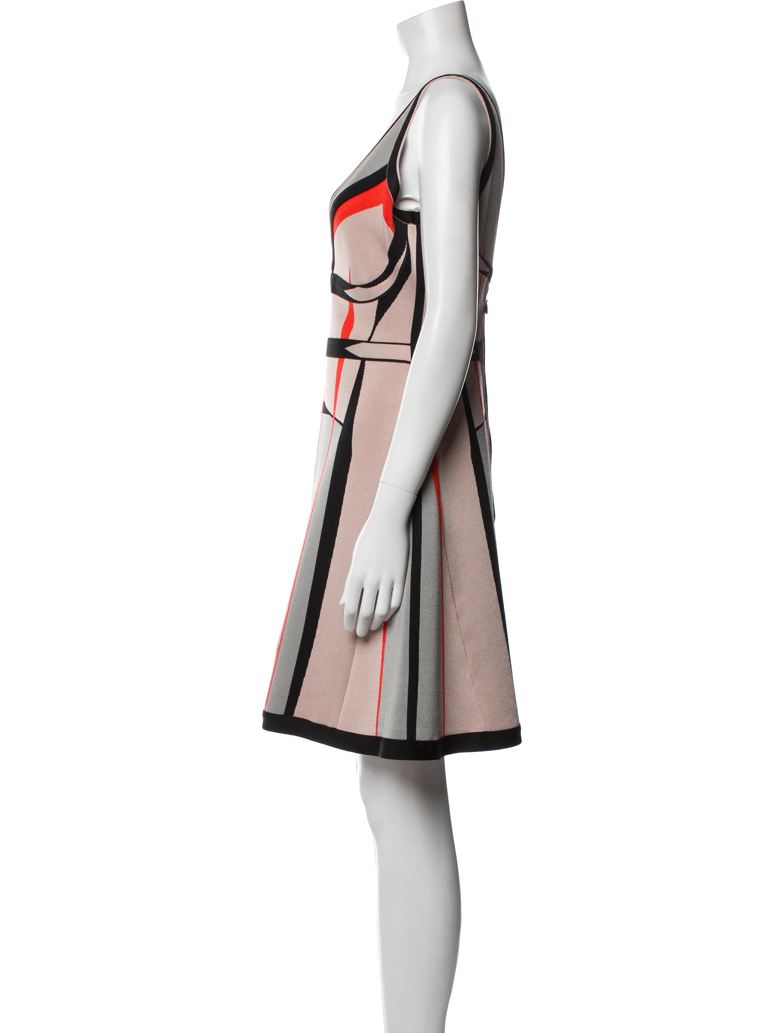 Herve Leger Printed Mini Dress