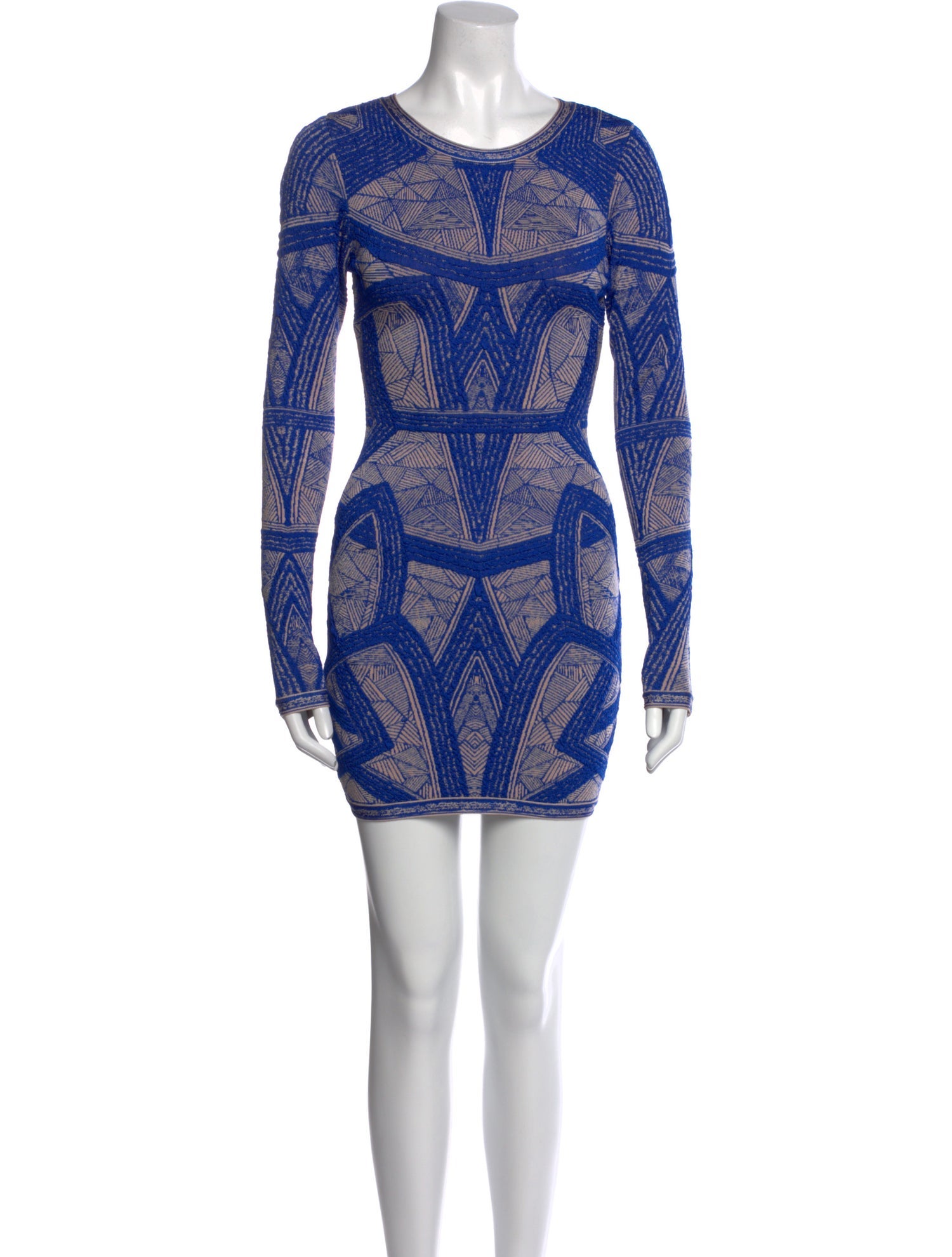 Herve Leger Printed Mini Dress