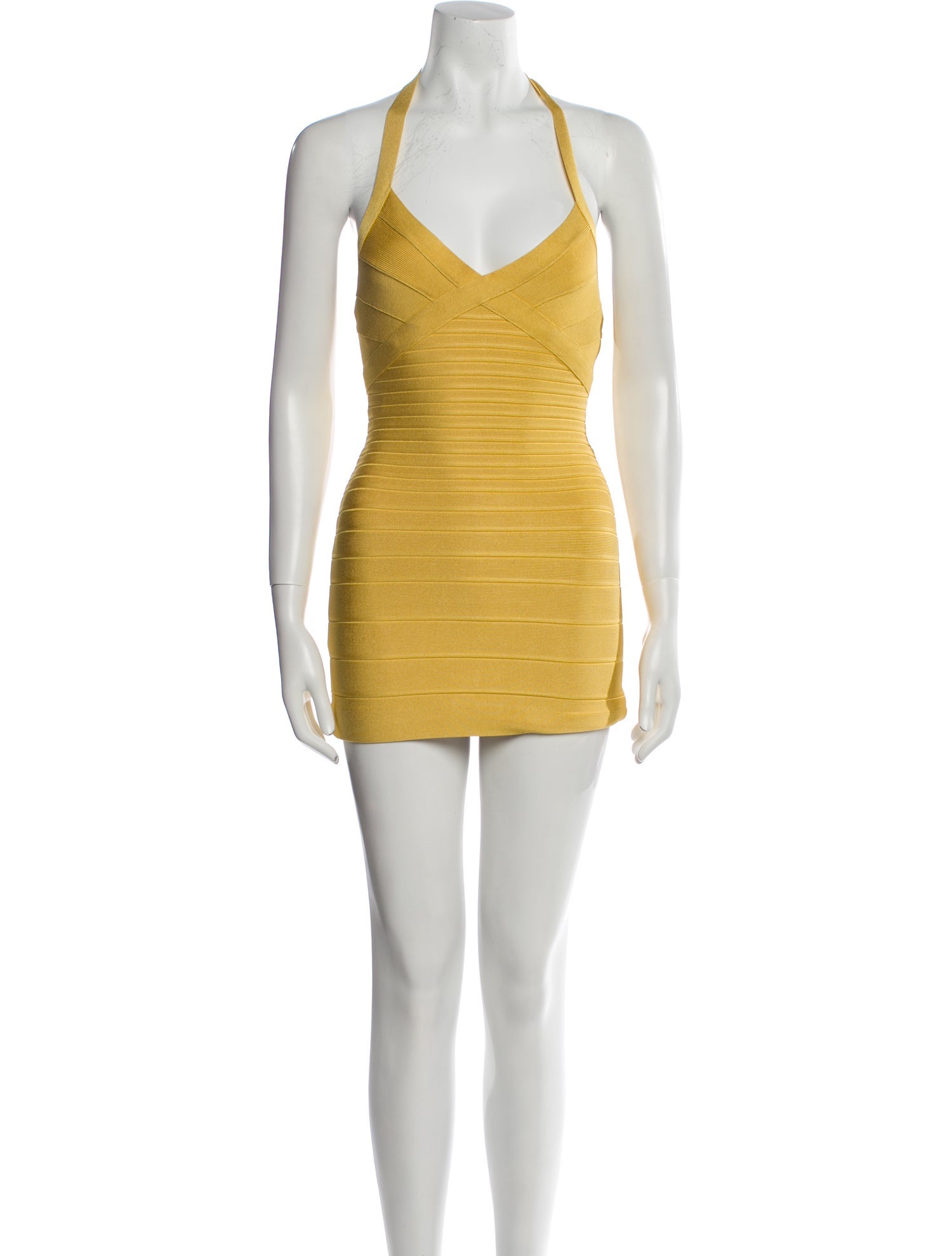 Herve Leger Halterneck Mini Dress