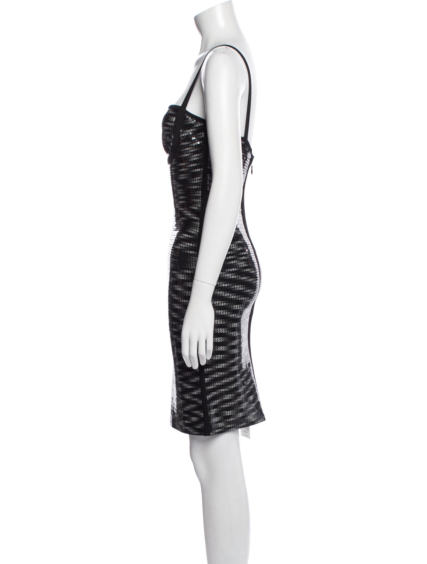 Herve Leger Printed Mini Dress