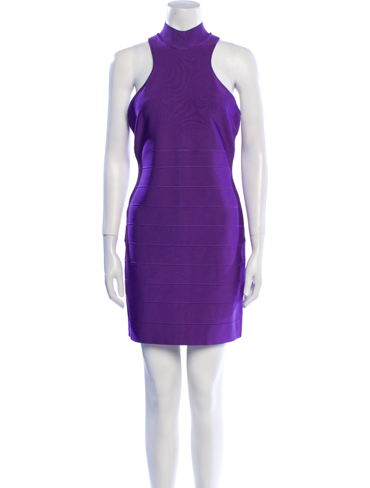 Herve Leger Mock Neck Mini Dress w/ Tags