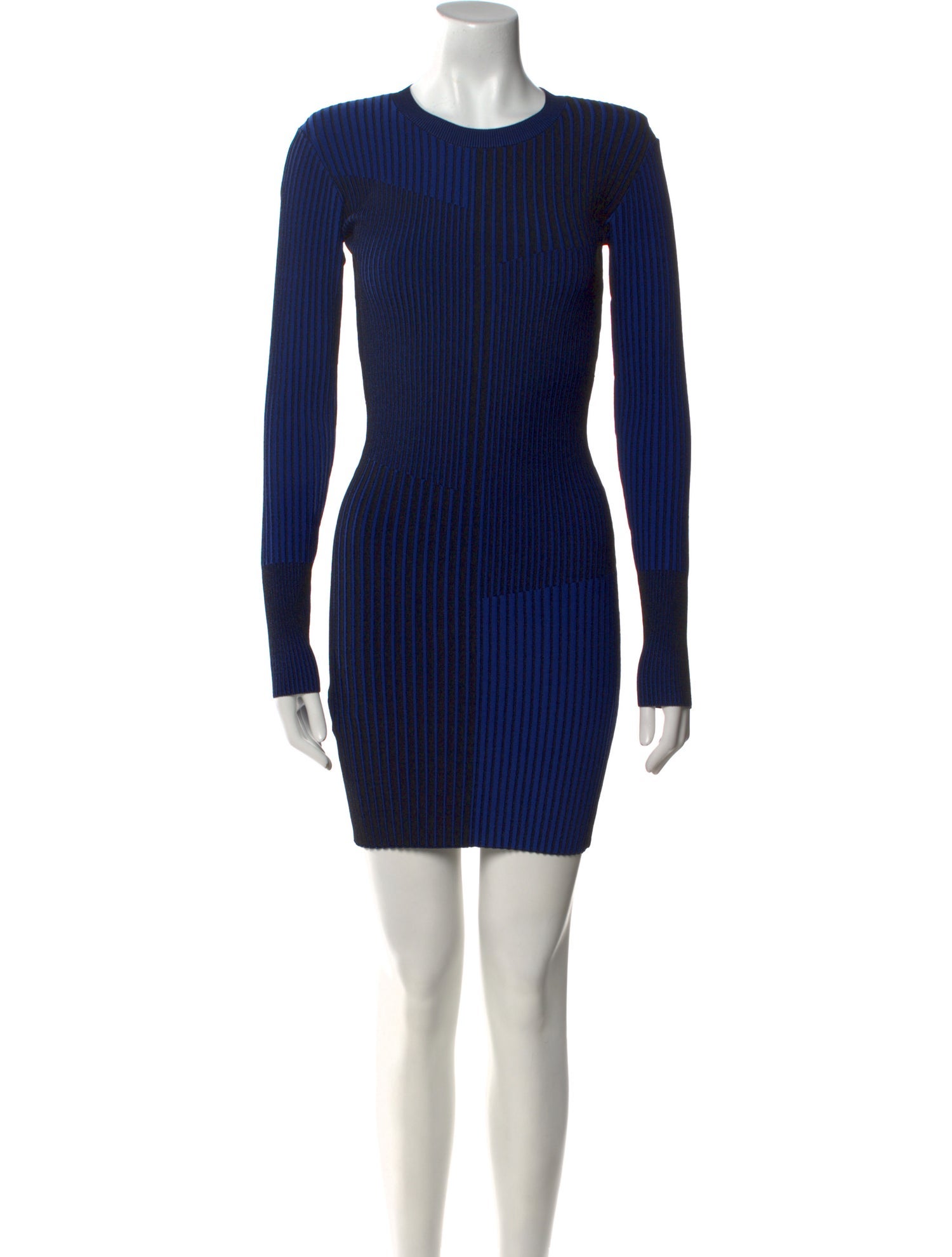 Herve Leger Crew Neck Mini Dress