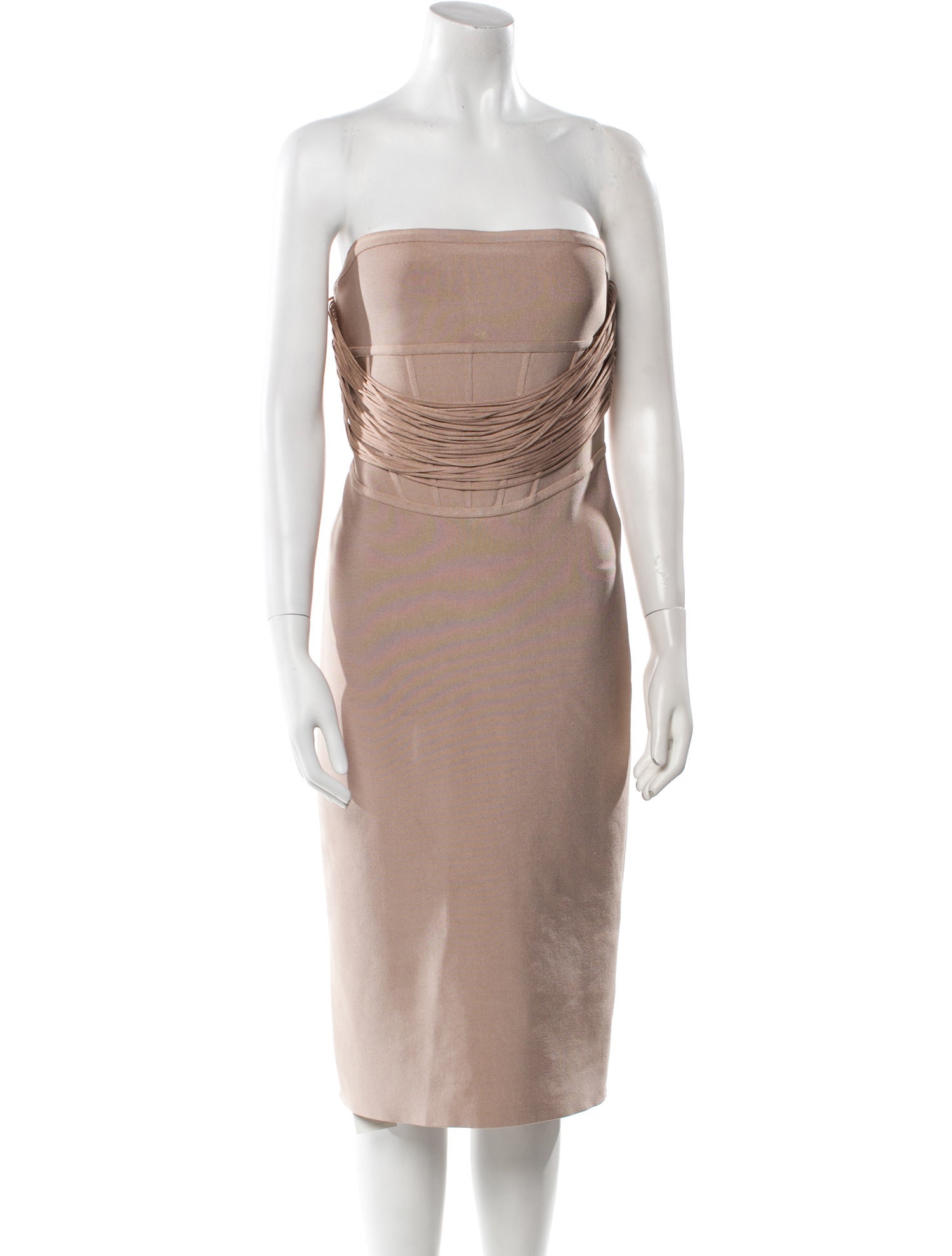 Herve Leger Strapless Mini Dress