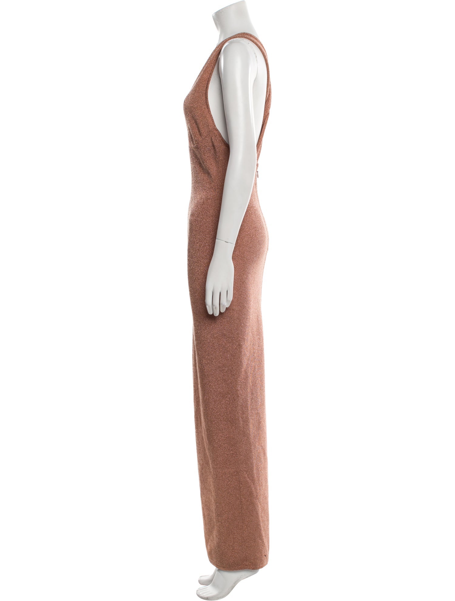 Herve Leger V-Neck Long Dress w/ Tags