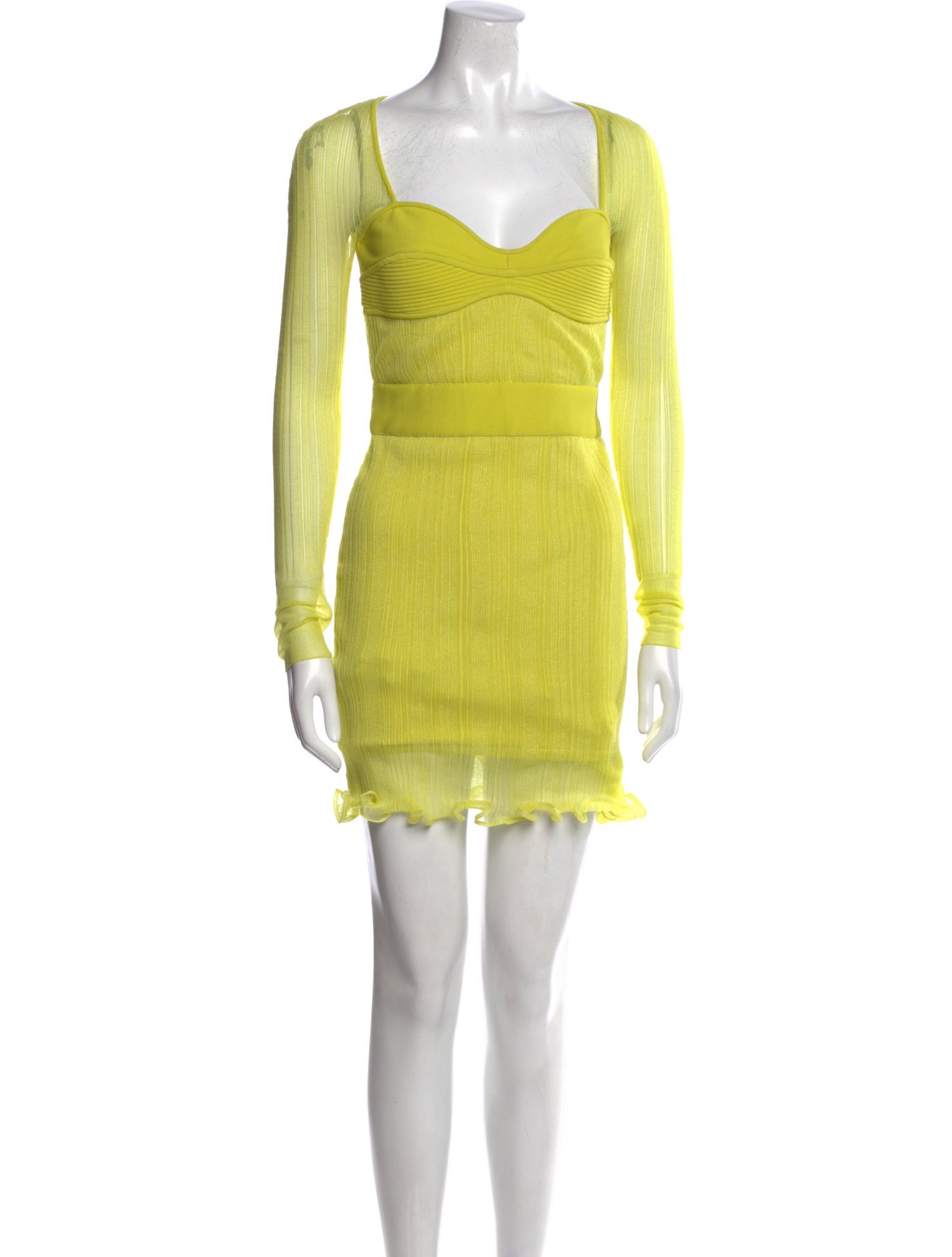 Herve Leger V-Neck Mini Dress w/ Tags