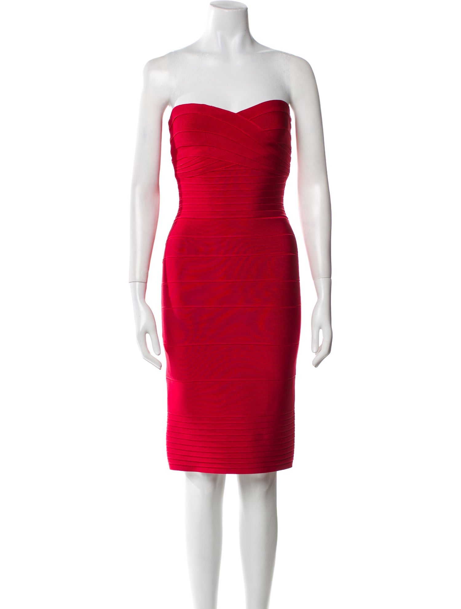 Herve Leger Strapless Mini Dress