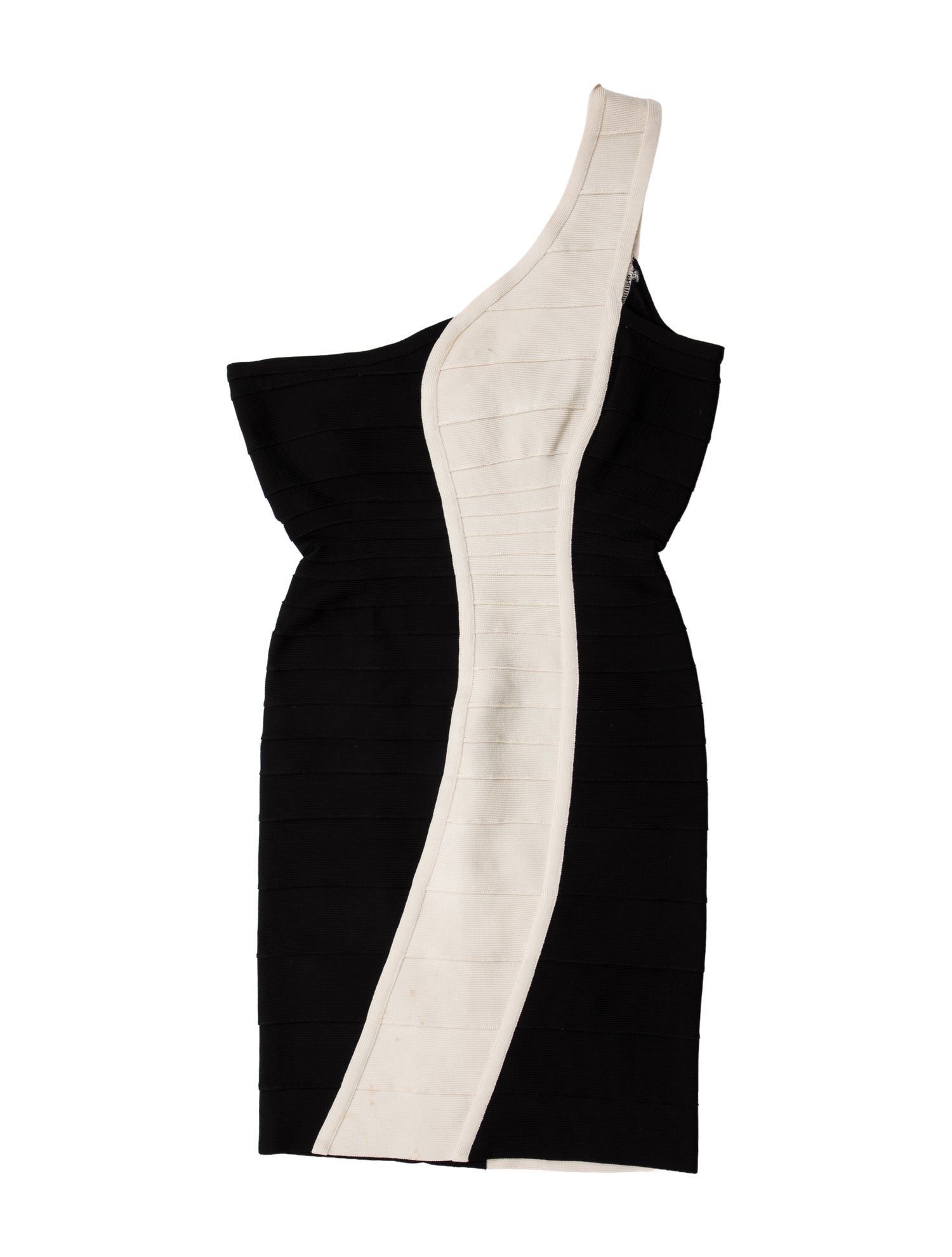 Herve Leger Colorblock Pattern Mini Dress