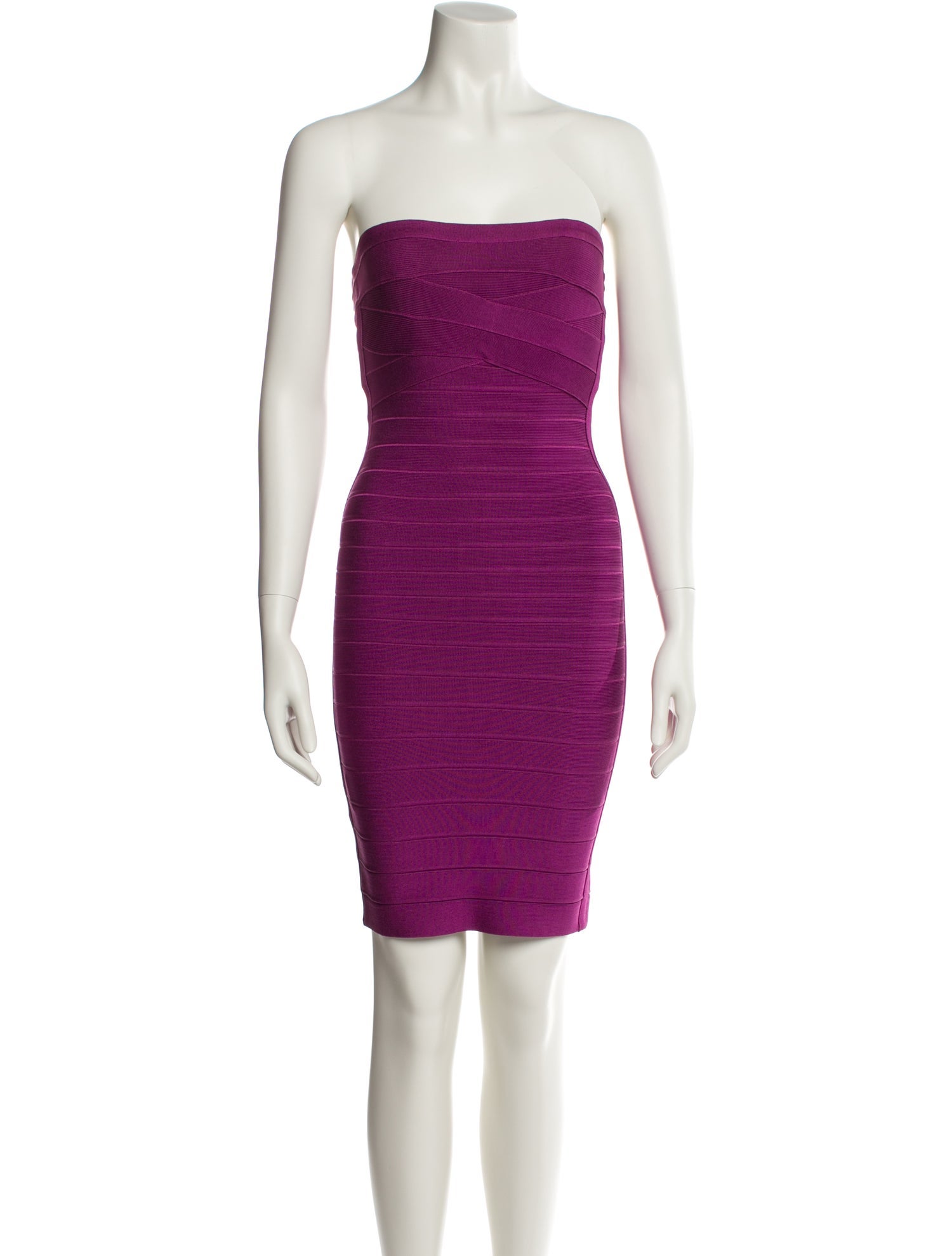 Herve Leger Strapless Mini Dress
