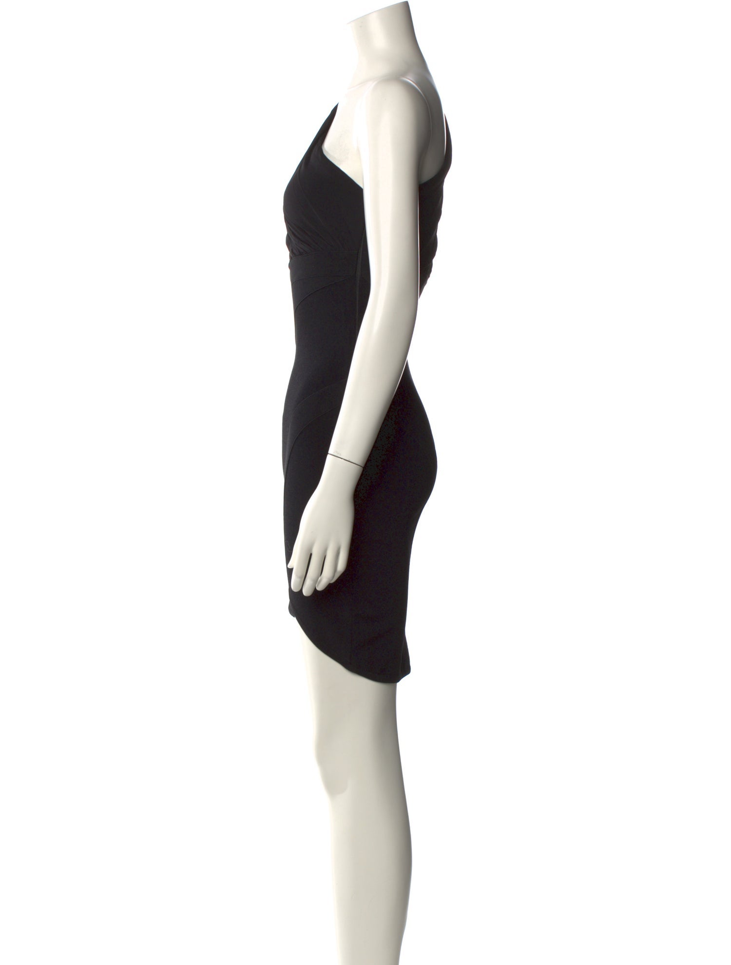 Herve Leger One-Shoulder Mini Dress w/ Tags