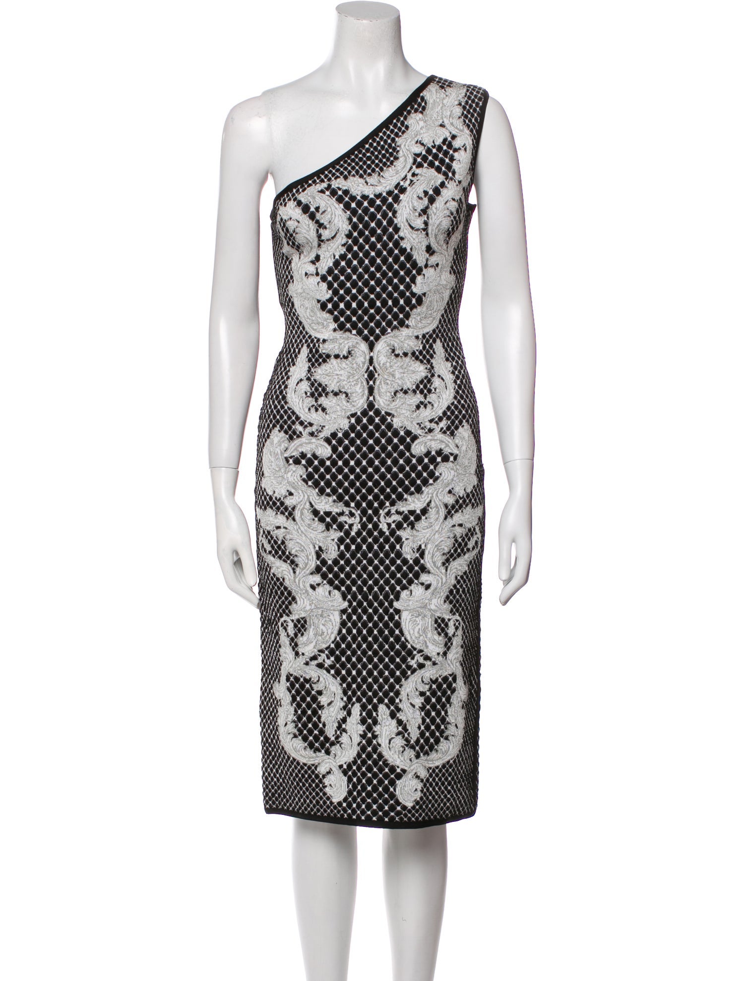 Herve Leger Printed Midi Length Dress w/ Tags
