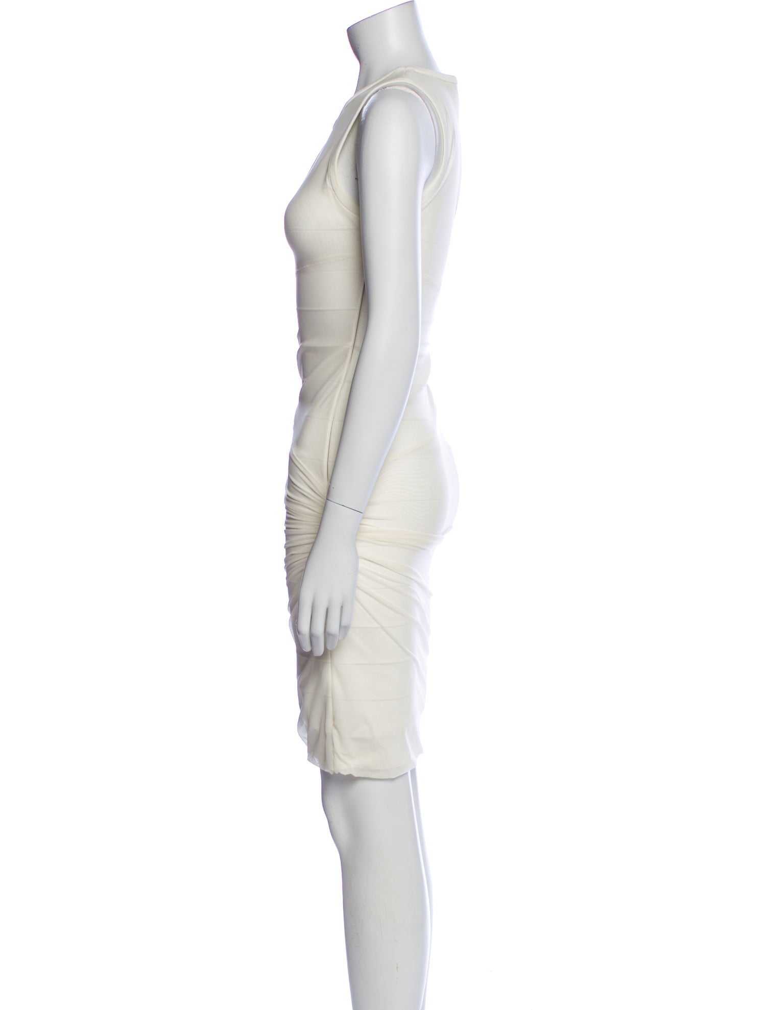 Herve Leger Cowl Neck Mini Dress