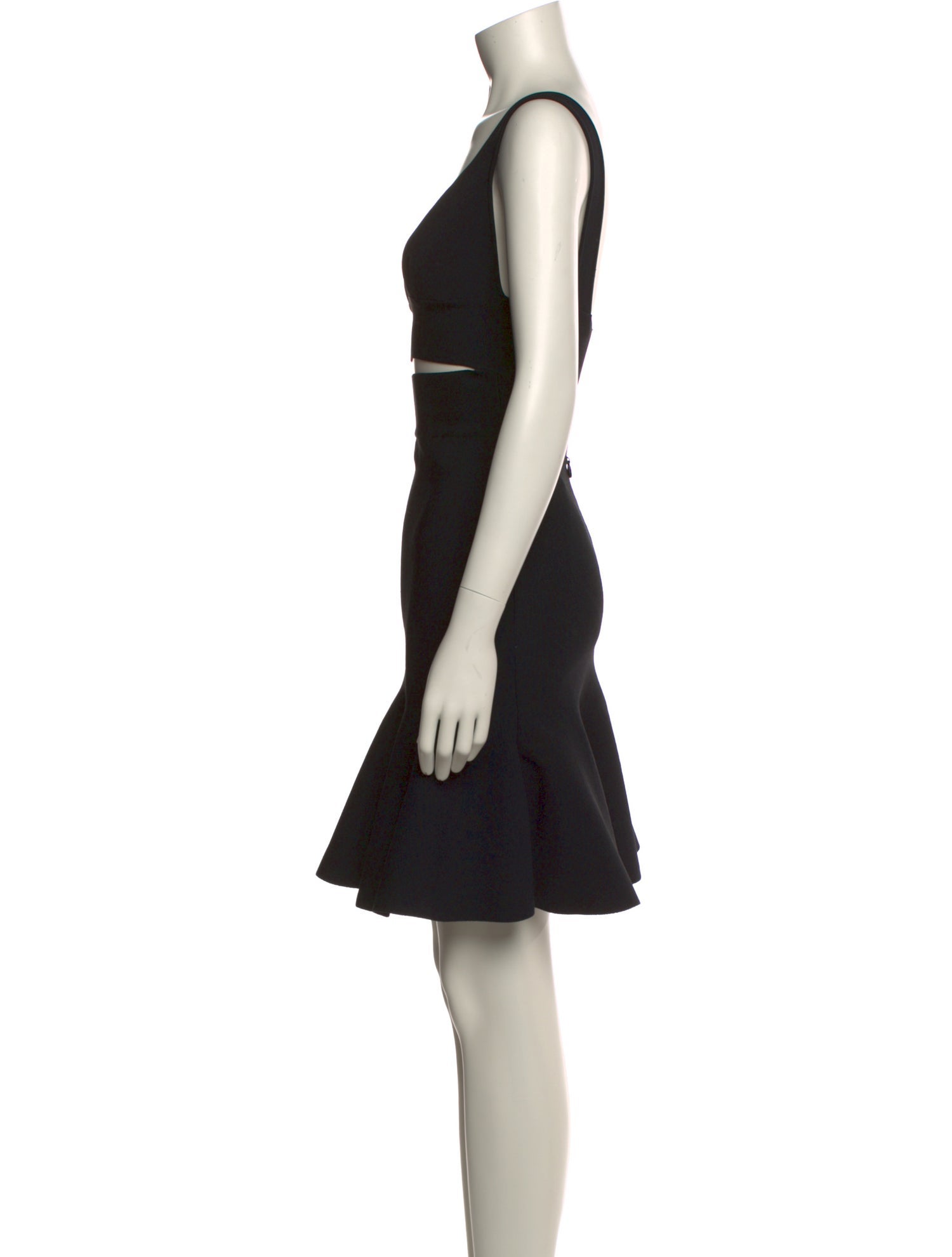 Herve Leger V-Neck Mini Dress