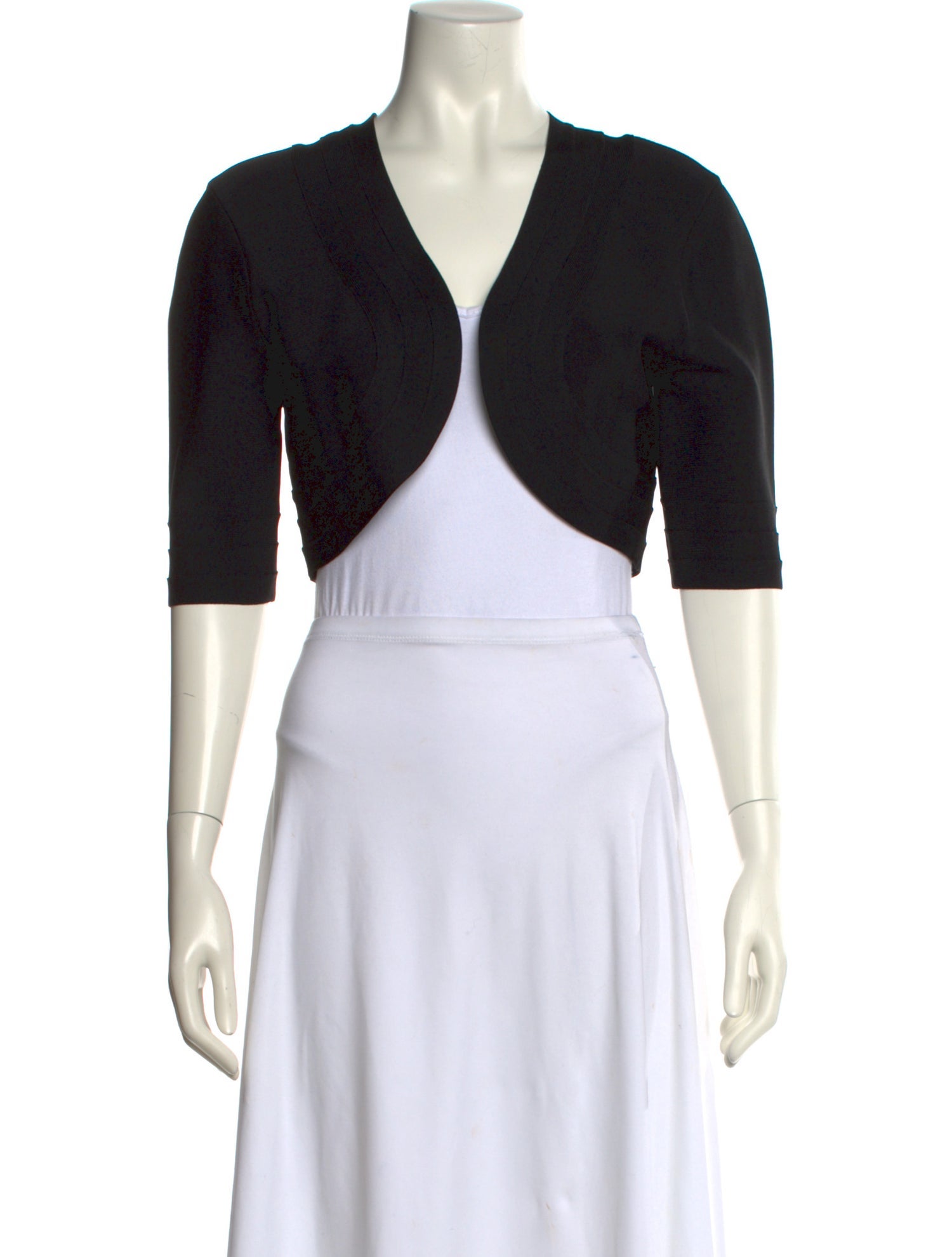 Herve Leger Open Front Sweater