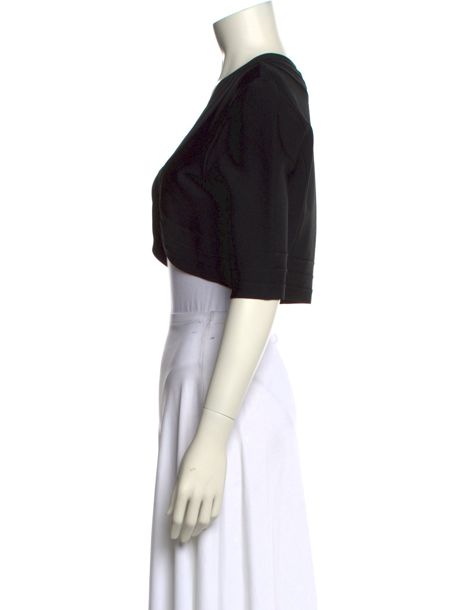 Herve Leger Open Front Sweater