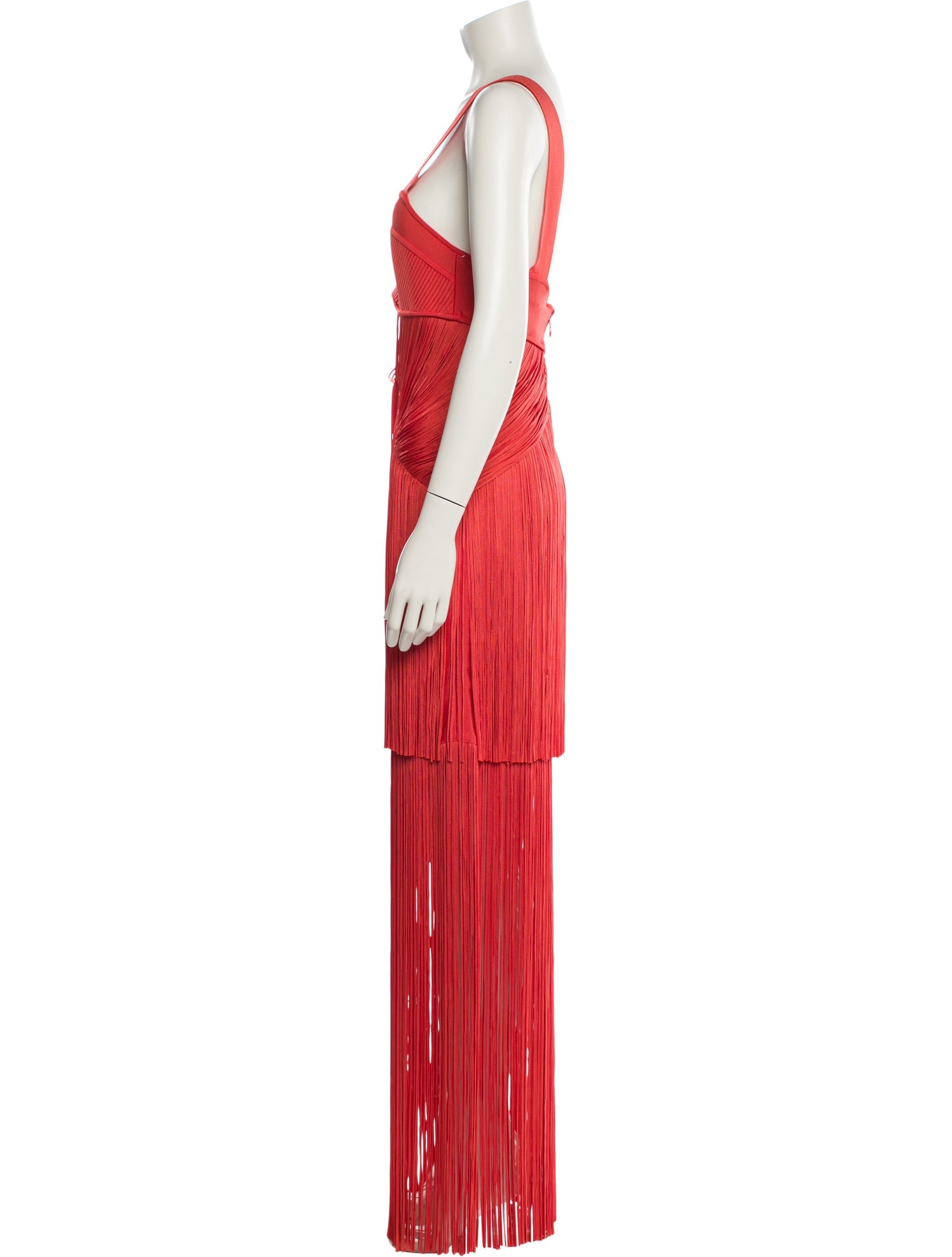 Herve Leger Halterneck Long Dress w/ Tags