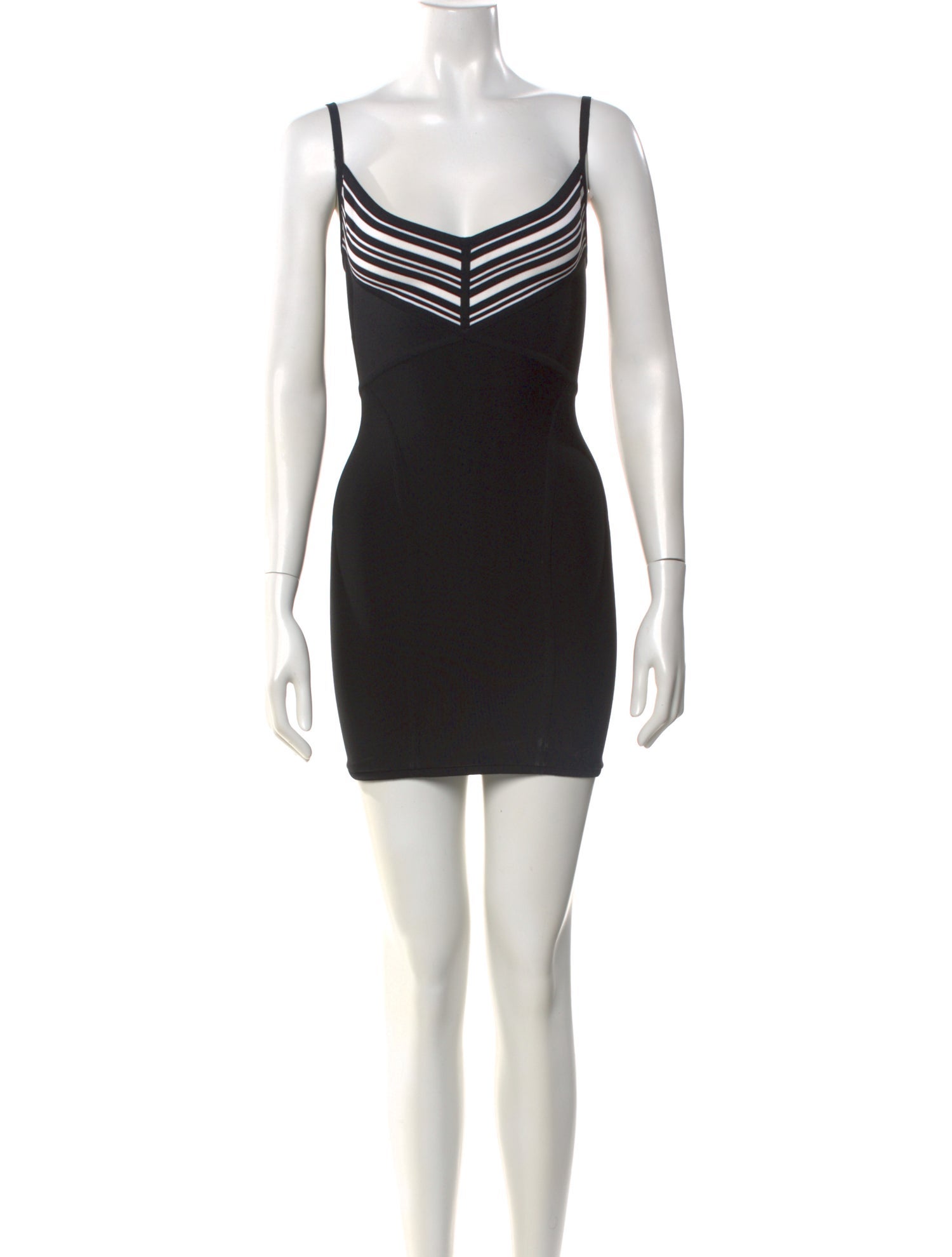Herve Leger Graphic Print Mini Dress