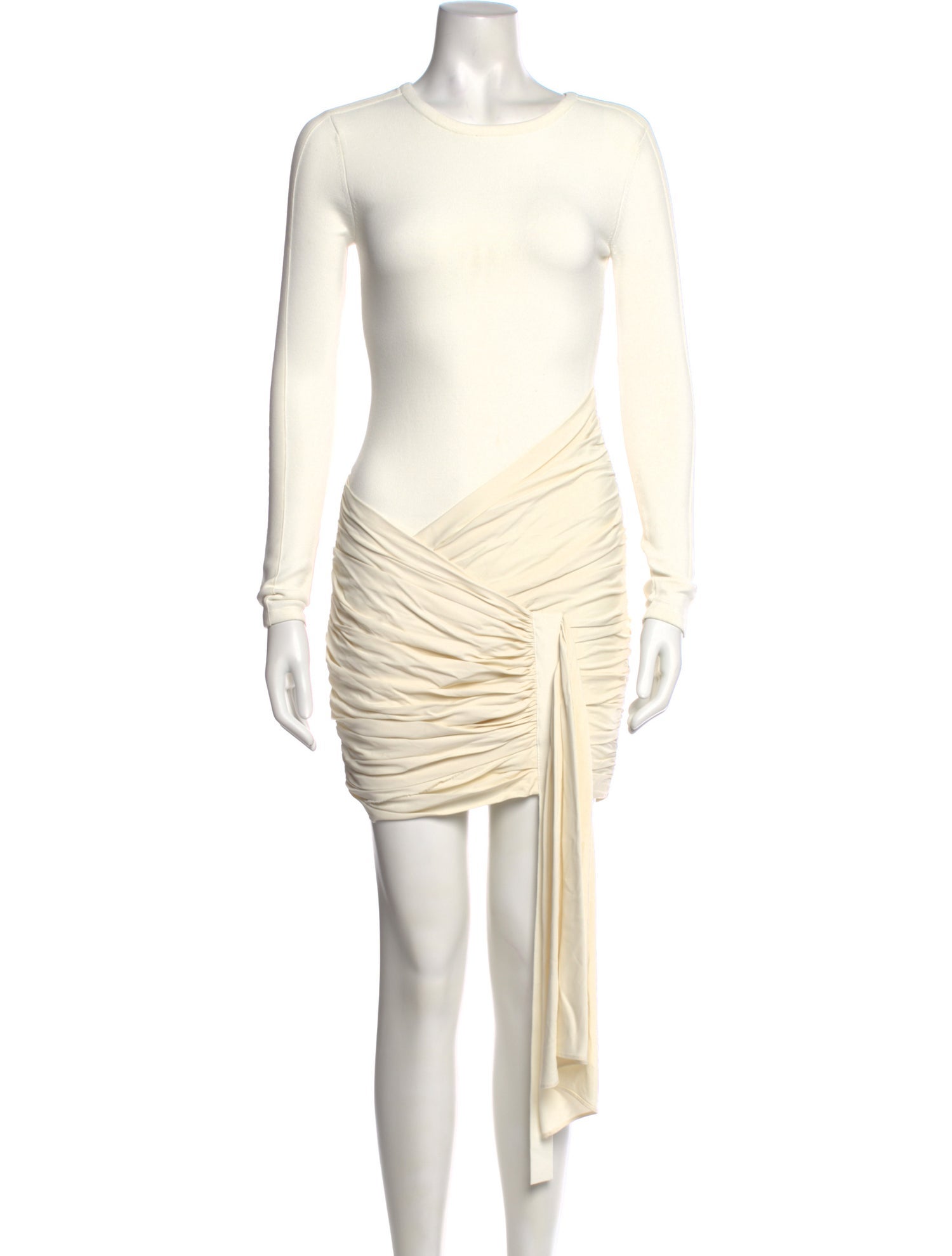 Herve Leger Crew Neck Mini Dress