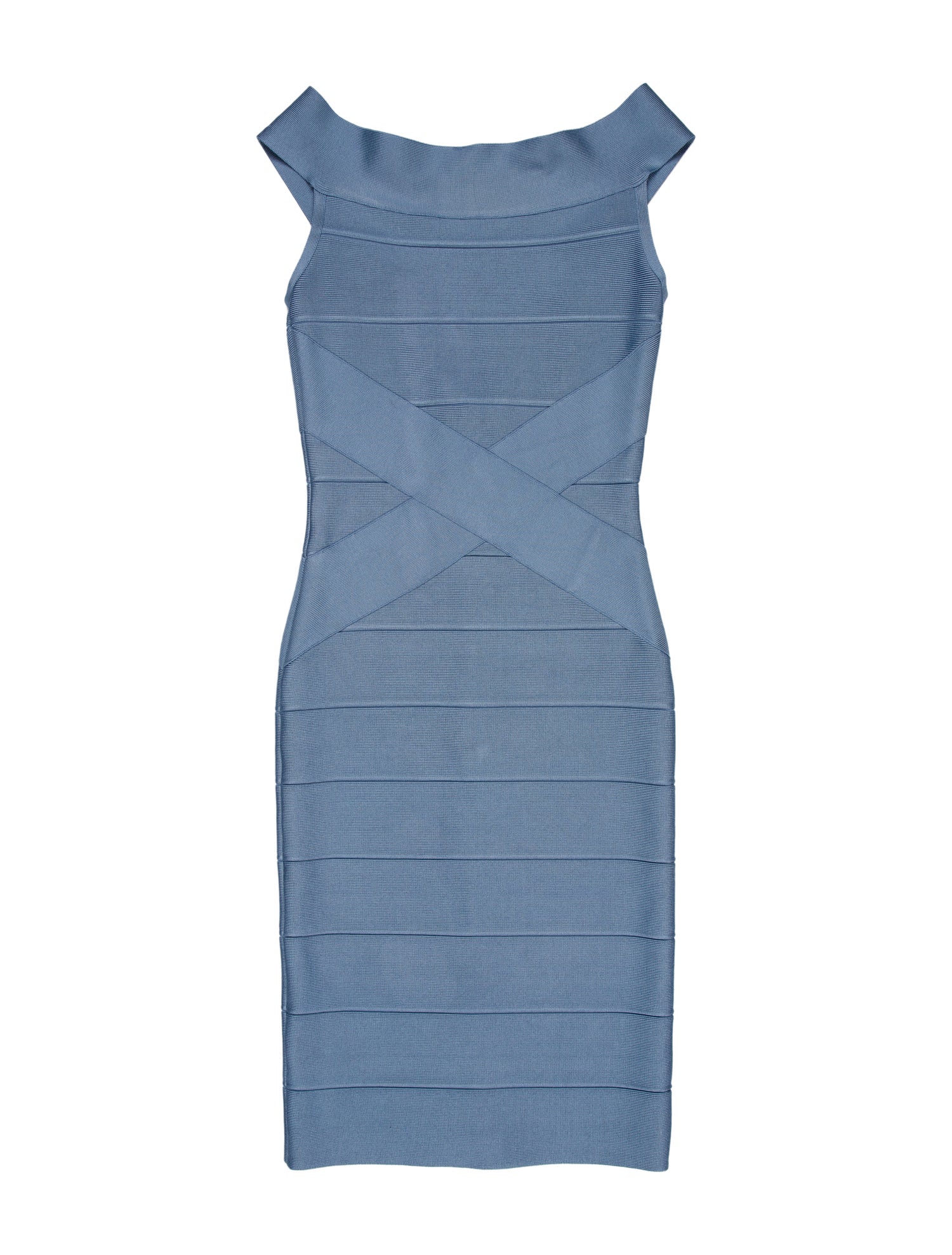 Herve Leger Off-The-Shoulder Mini Dress