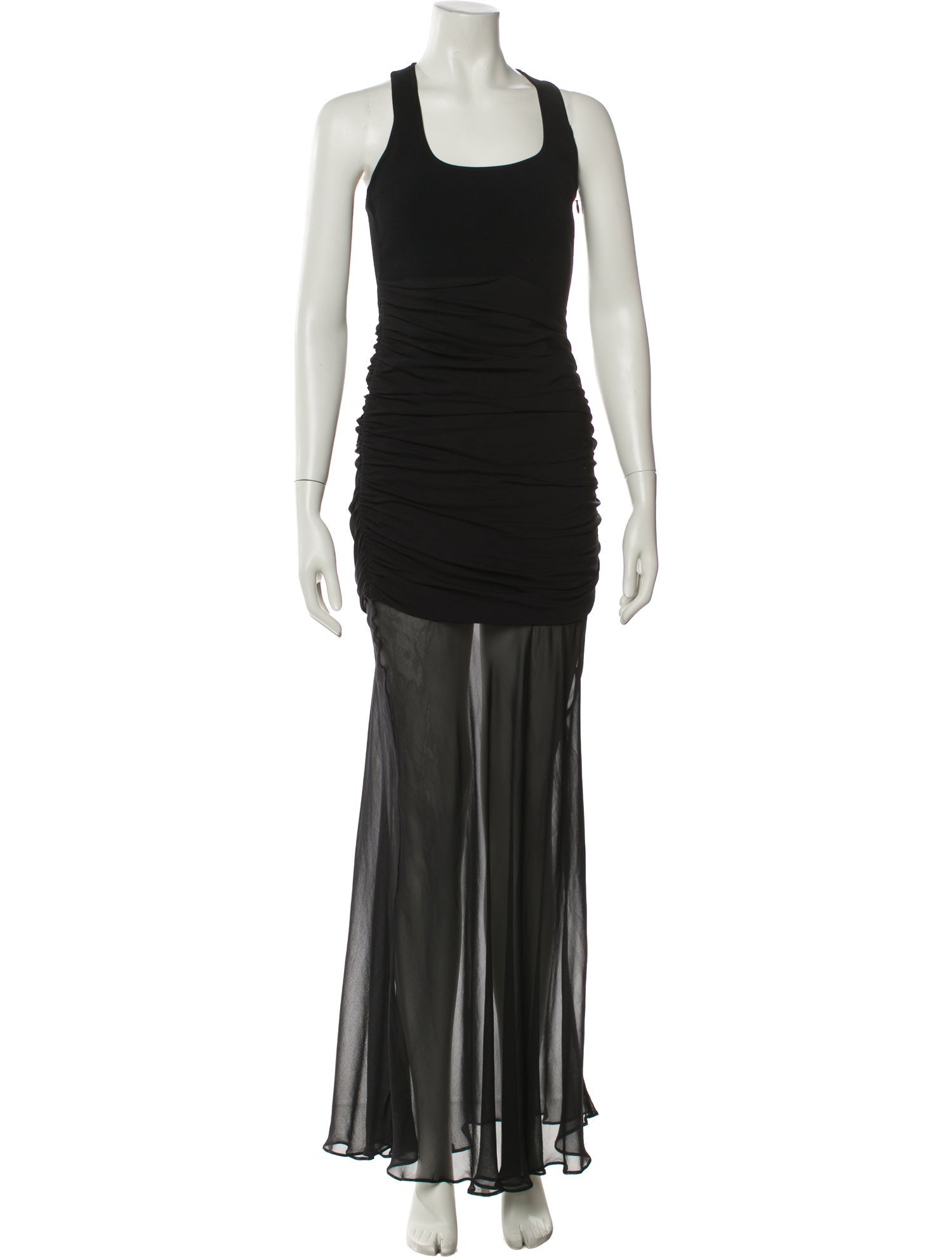 Herve Leger Scoop Neck Mini Dress