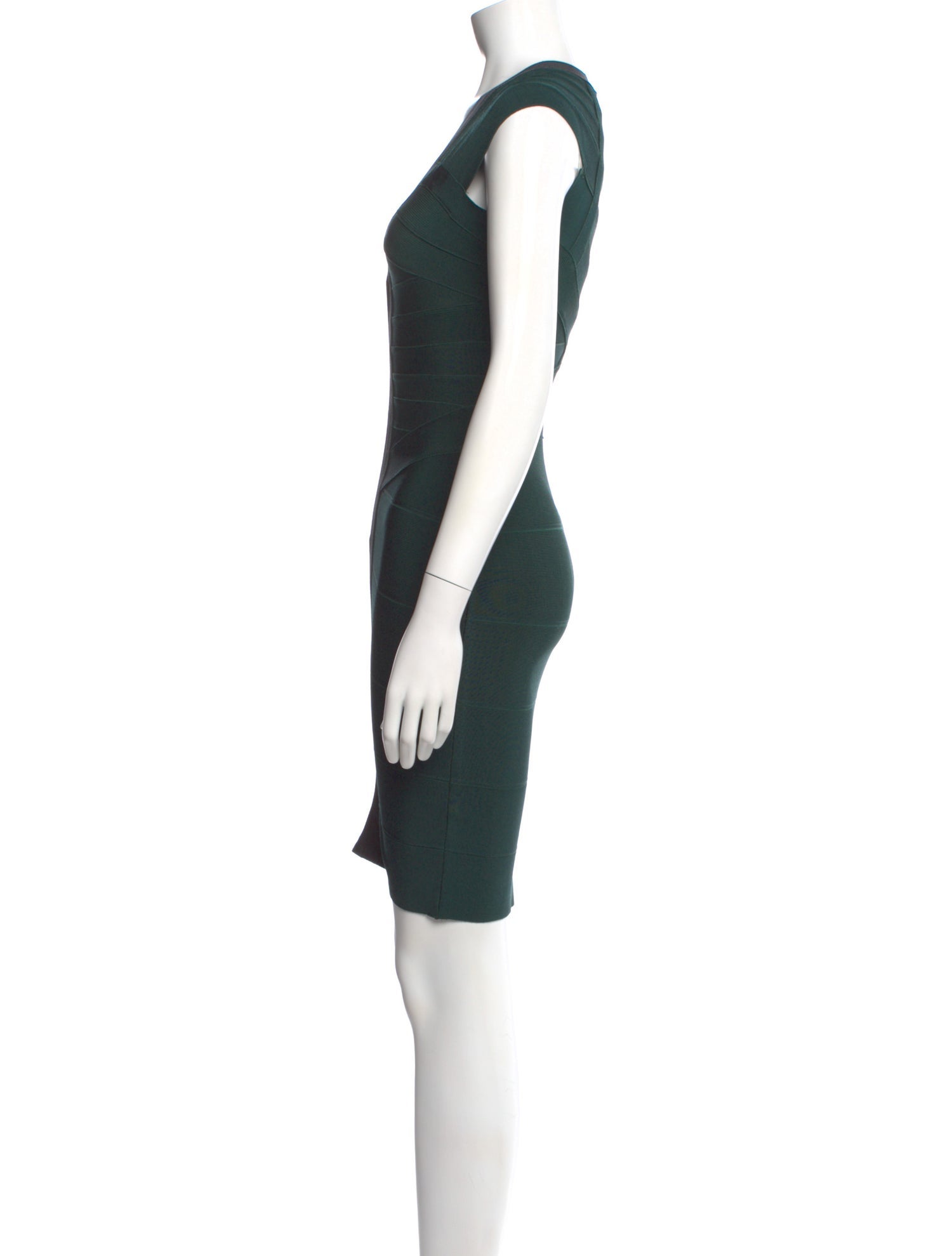 Herve Leger V-Neck Mini Dress w/ Tags