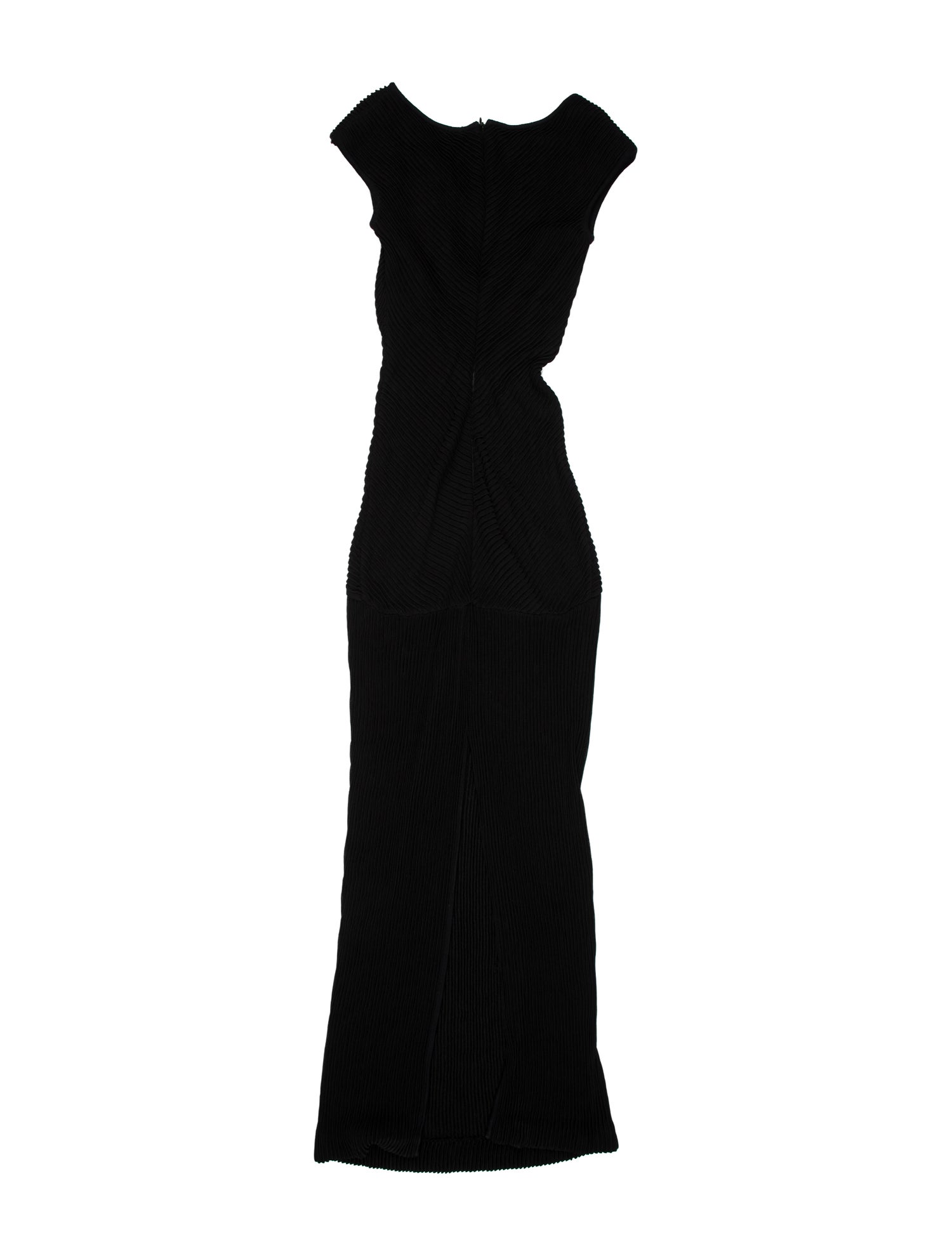 Herve Leger V-Neck Long Dress