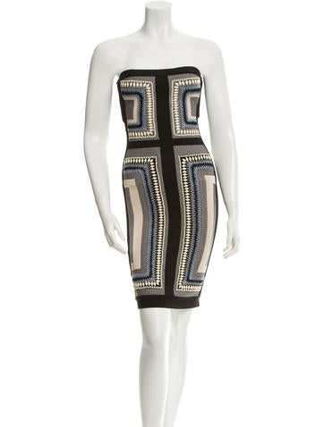 Herve Leger Katrin Beaded Dress