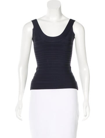 Herve Leger Katie Sleeveless Top