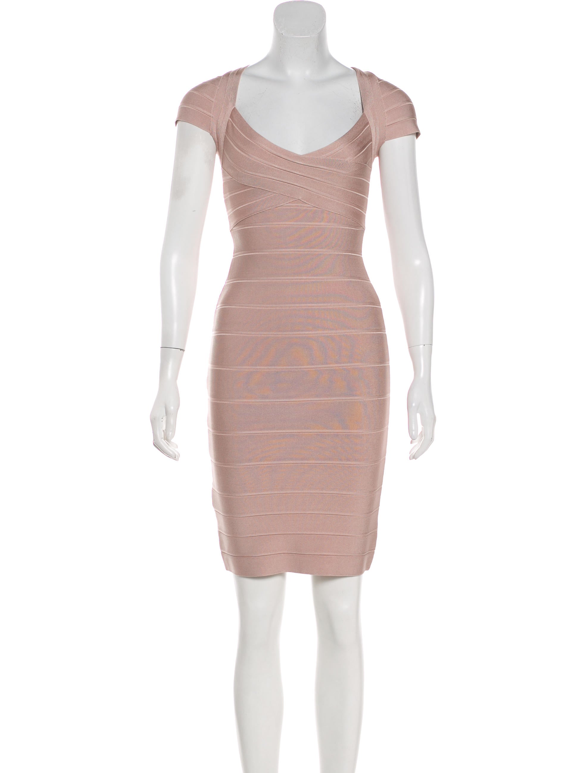 HERVE LEGER ボディコンシャス　ドレス　古着　used エルベ レジェ Second Hand Herve Leger | Cheap Used Hervé Léger Sale | CSD