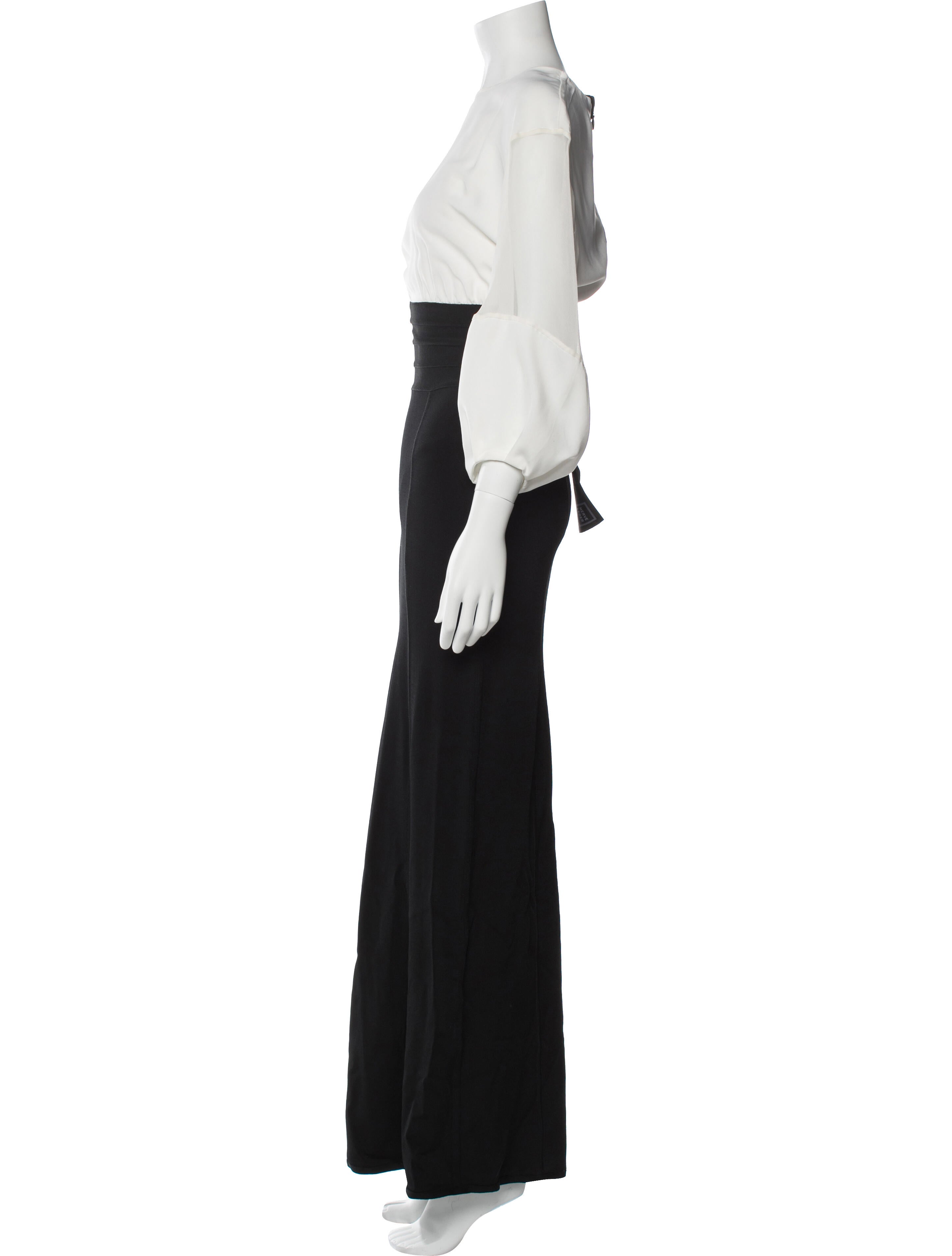 Herve Leger Crew Neck Long Dress w/ Tags