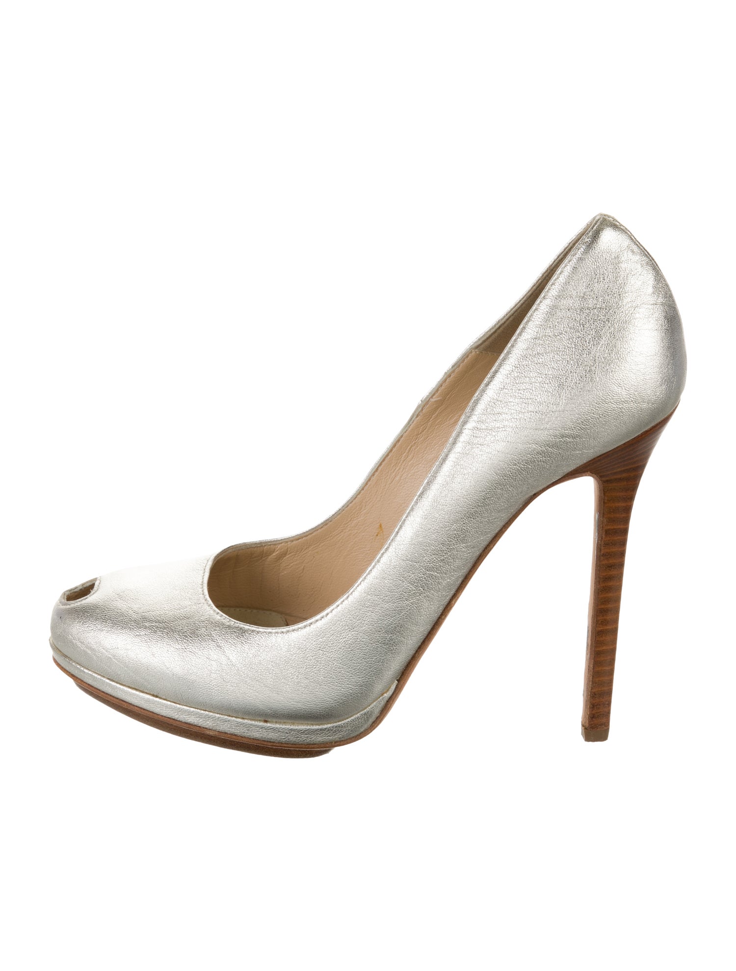 Herve Leger Leather Pumps