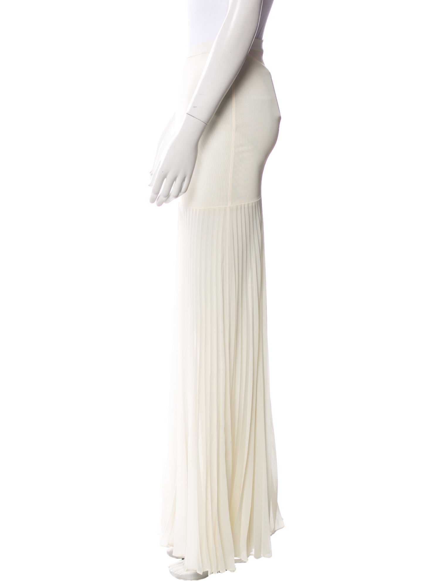 Herve Leger Pleated Accents Long Skirt w/ Tags