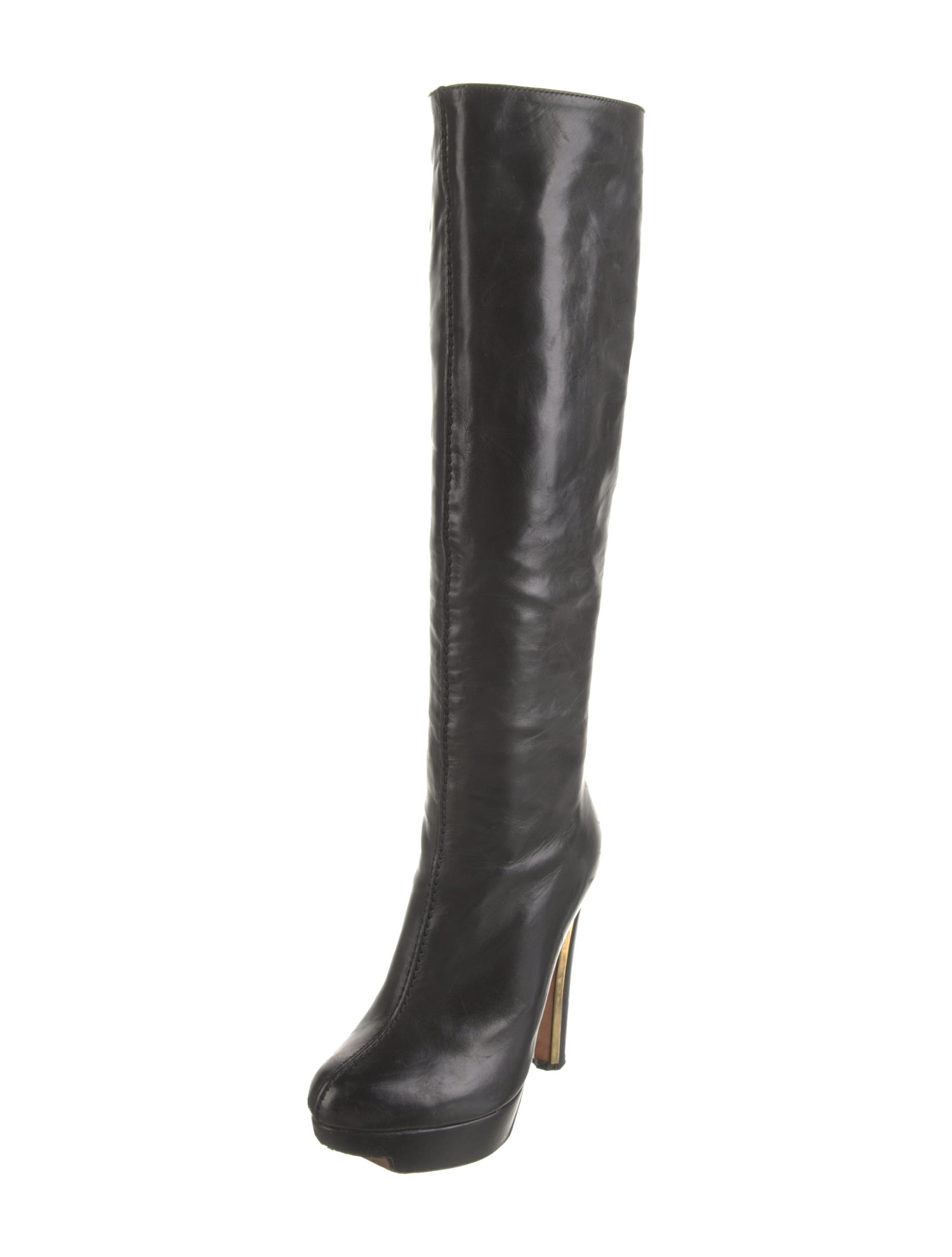 Herve Leger Leather Boots