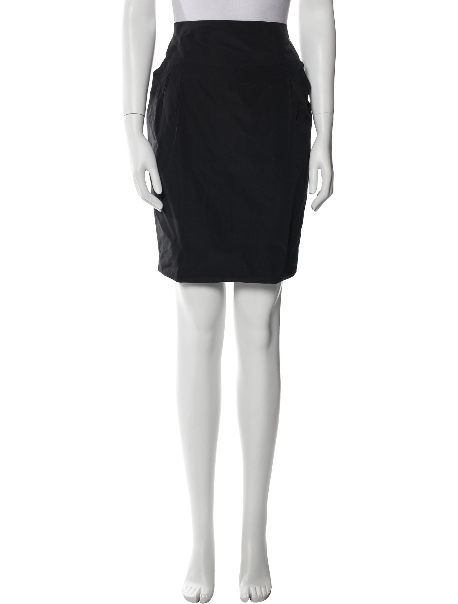 Herve Leger Cutout Accent Knee-Length Skirt