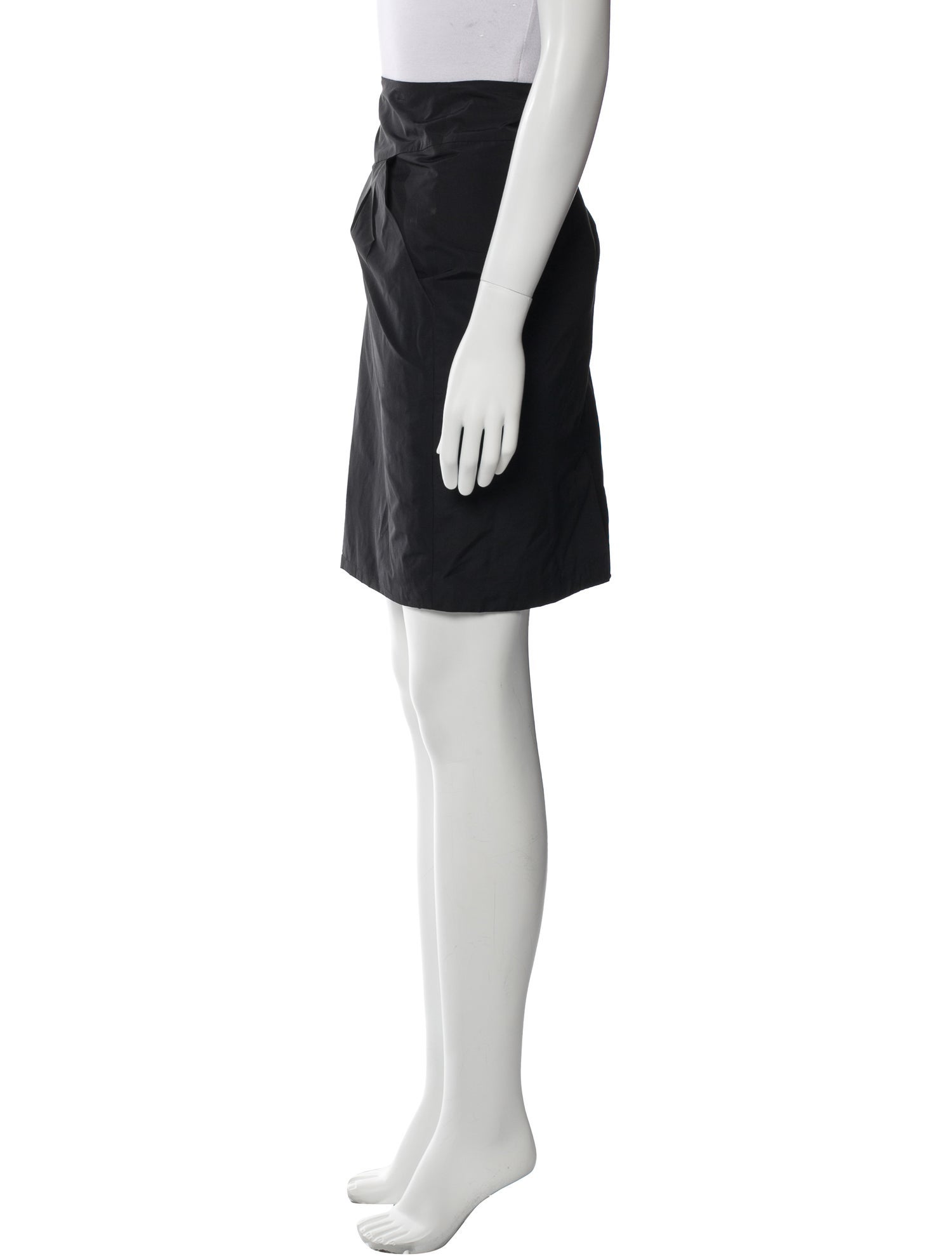 Herve Leger Cutout Accent Knee-Length Skirt