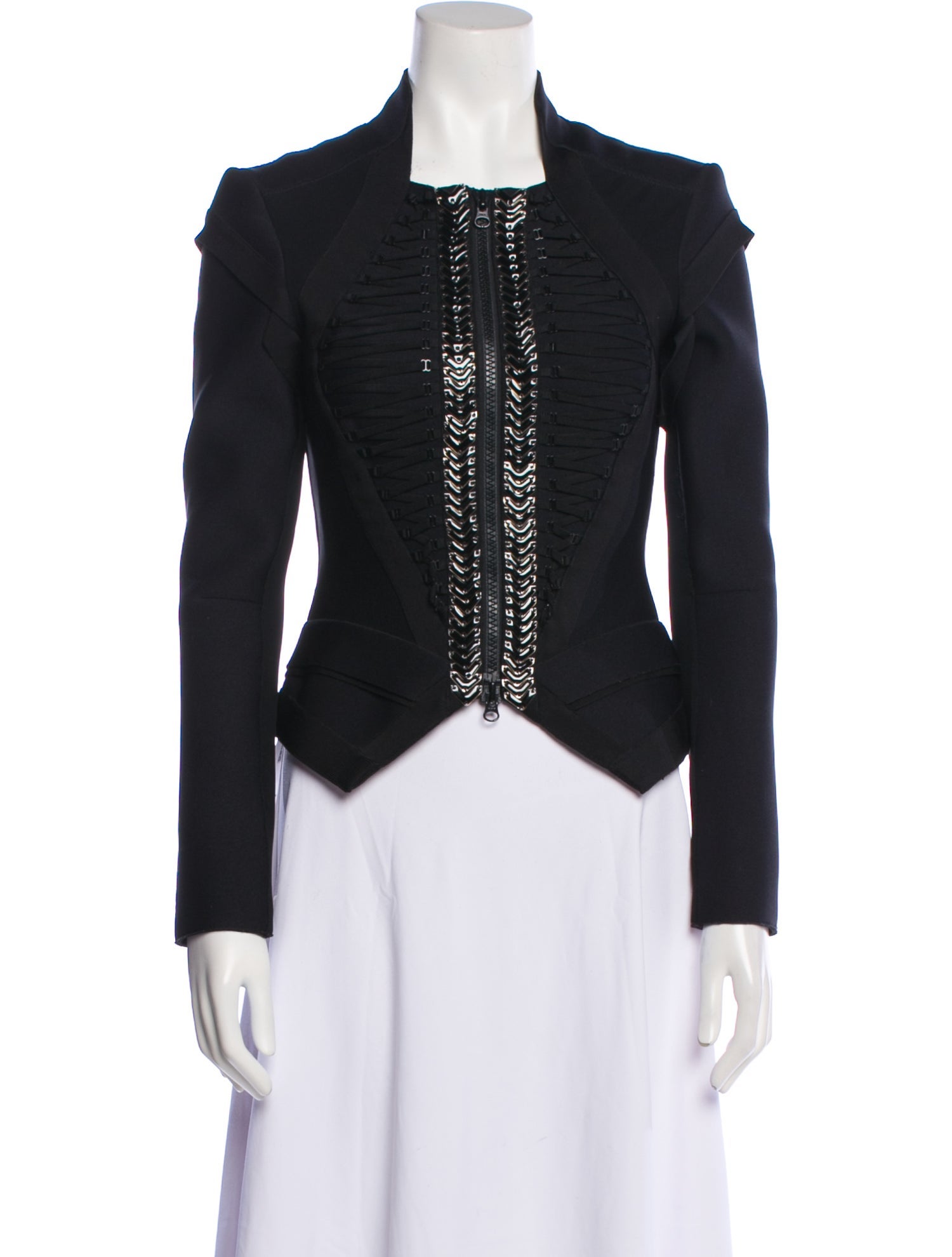 Herve Leger Latex Jacket