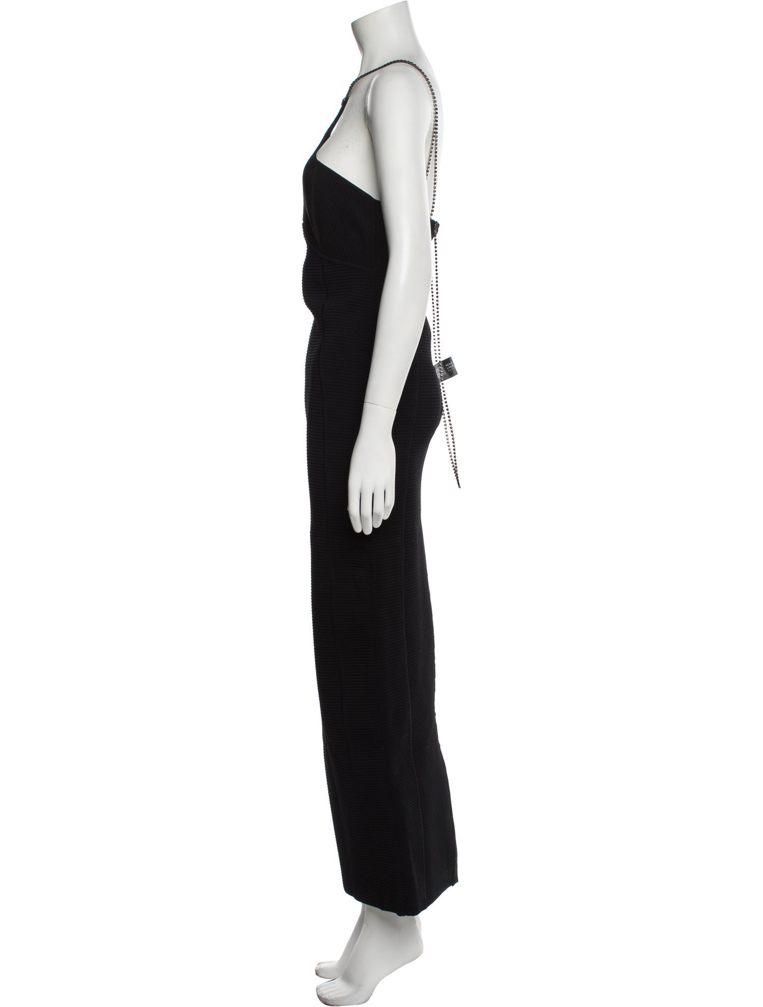 Herve Leger Halterneck Long Dress w/ Tags