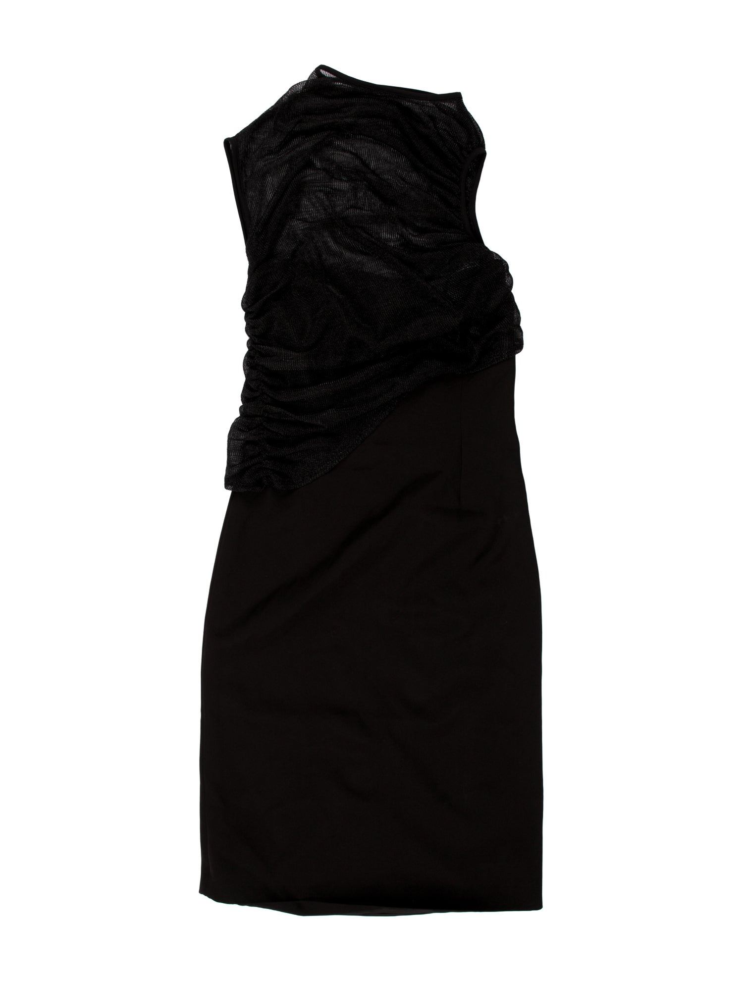 Herve Leger Strapless Midi Length Dress