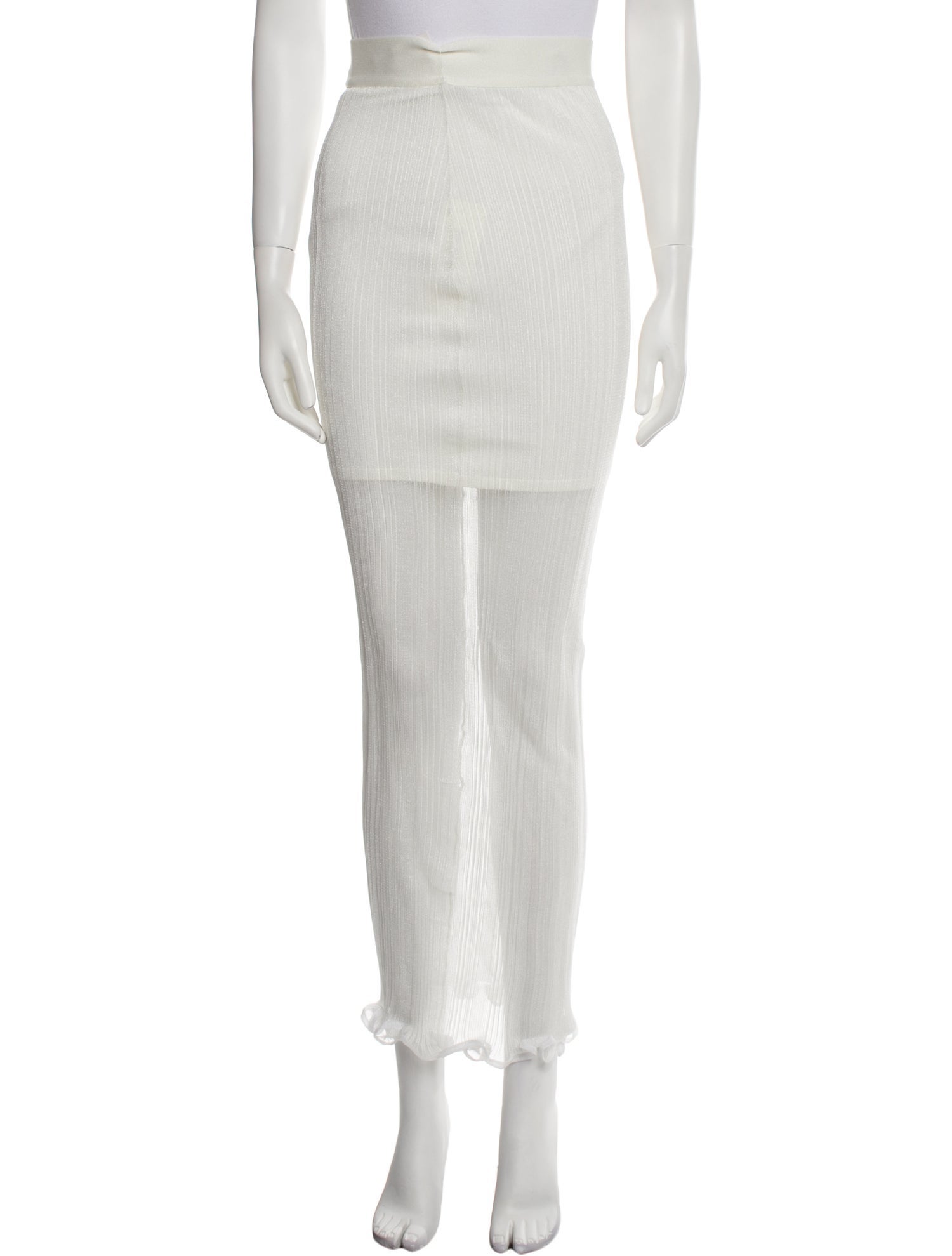 Herve Leger Nylon Long Skirt w/ Tags