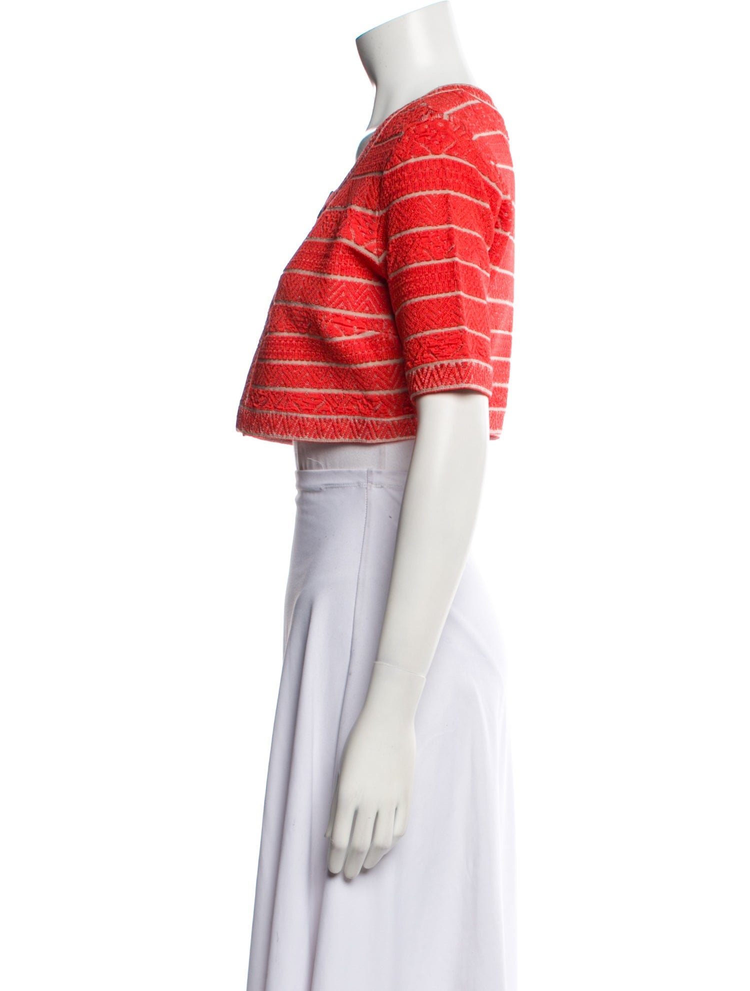 Herve Leger Striped Bolero