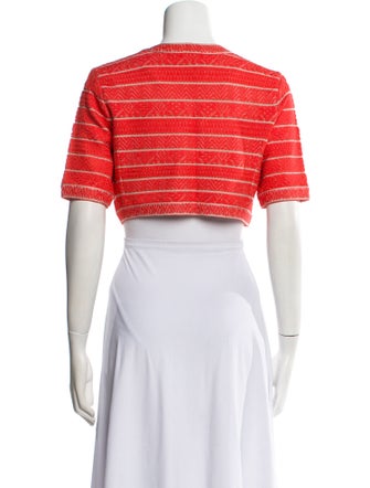 Herve Leger Striped Bolero