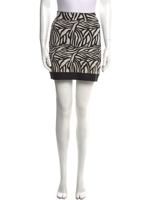 Herve Leger Printed Mini Skirt